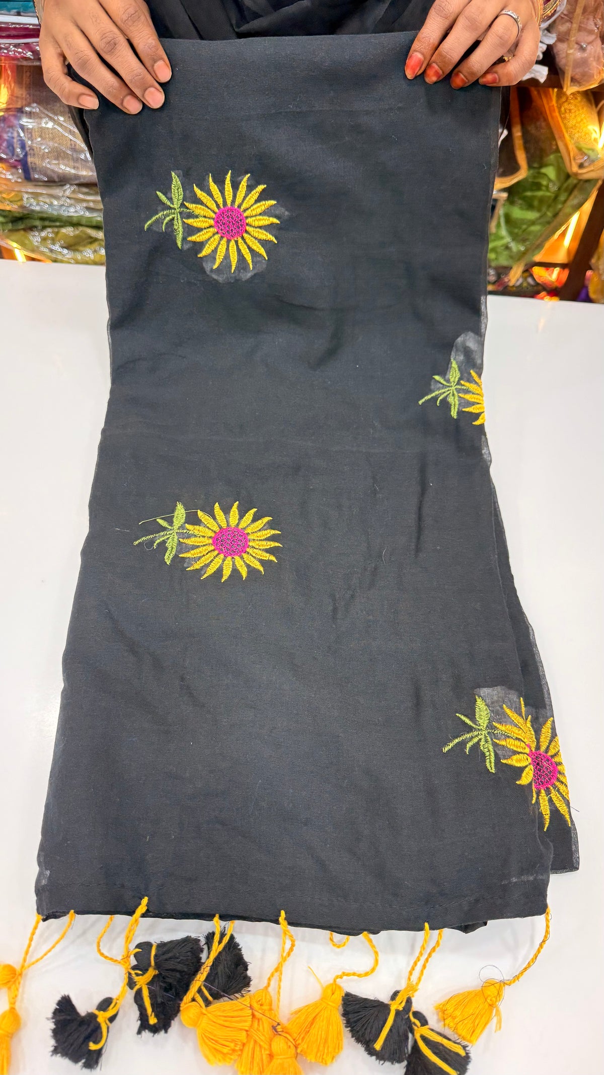 Mul cotton saree