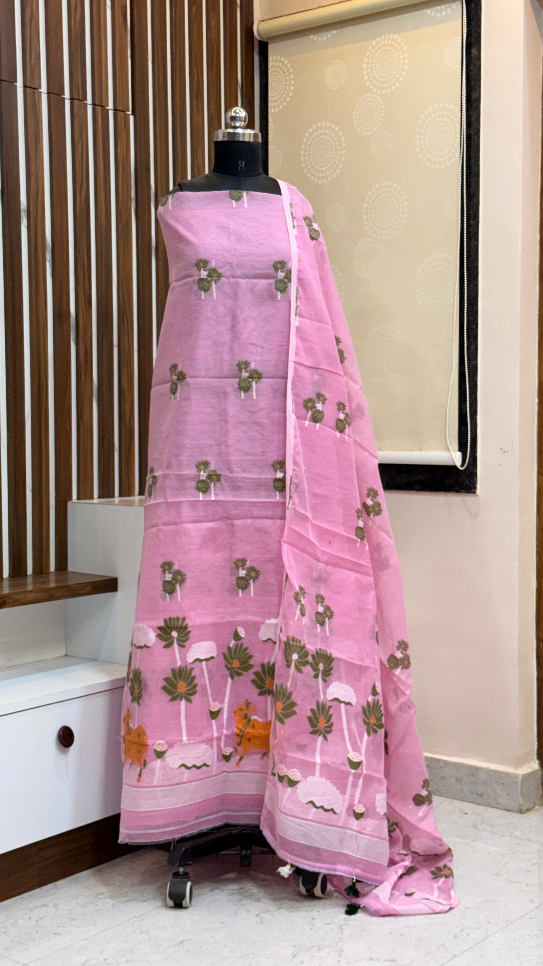 Jamdhani dress materials