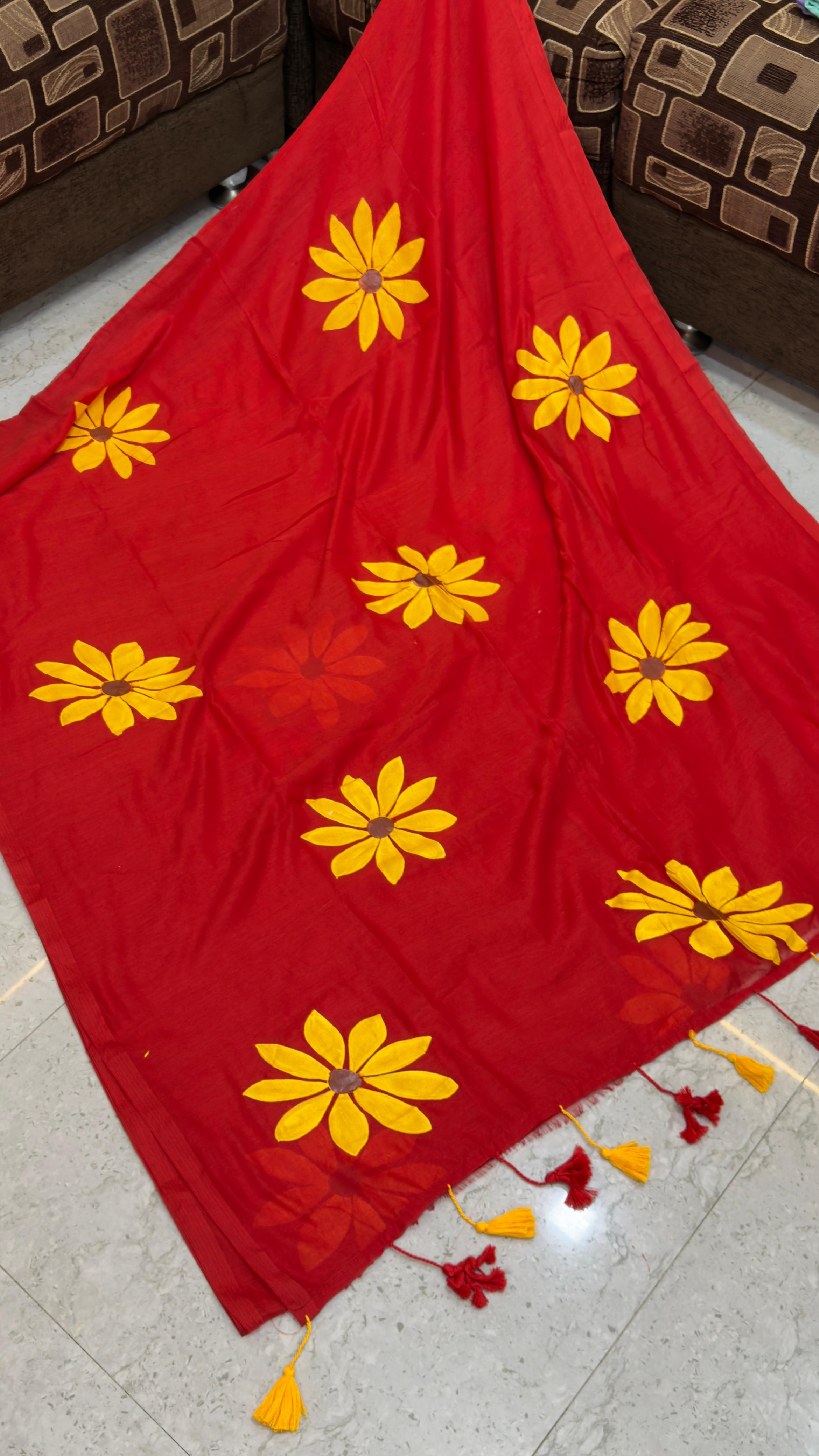 Mull Cotton Saree
