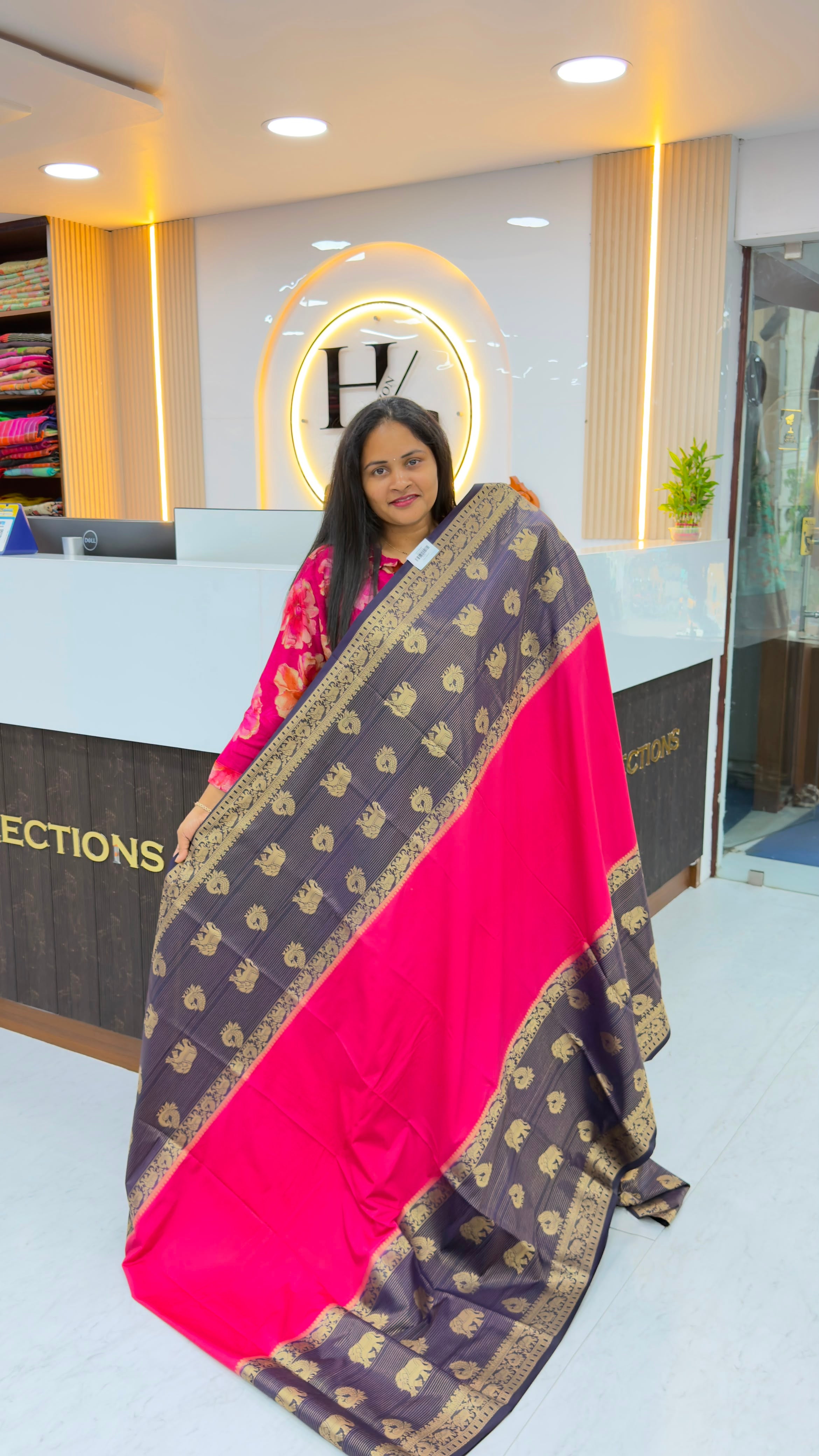 Double big border Mysore silk saree