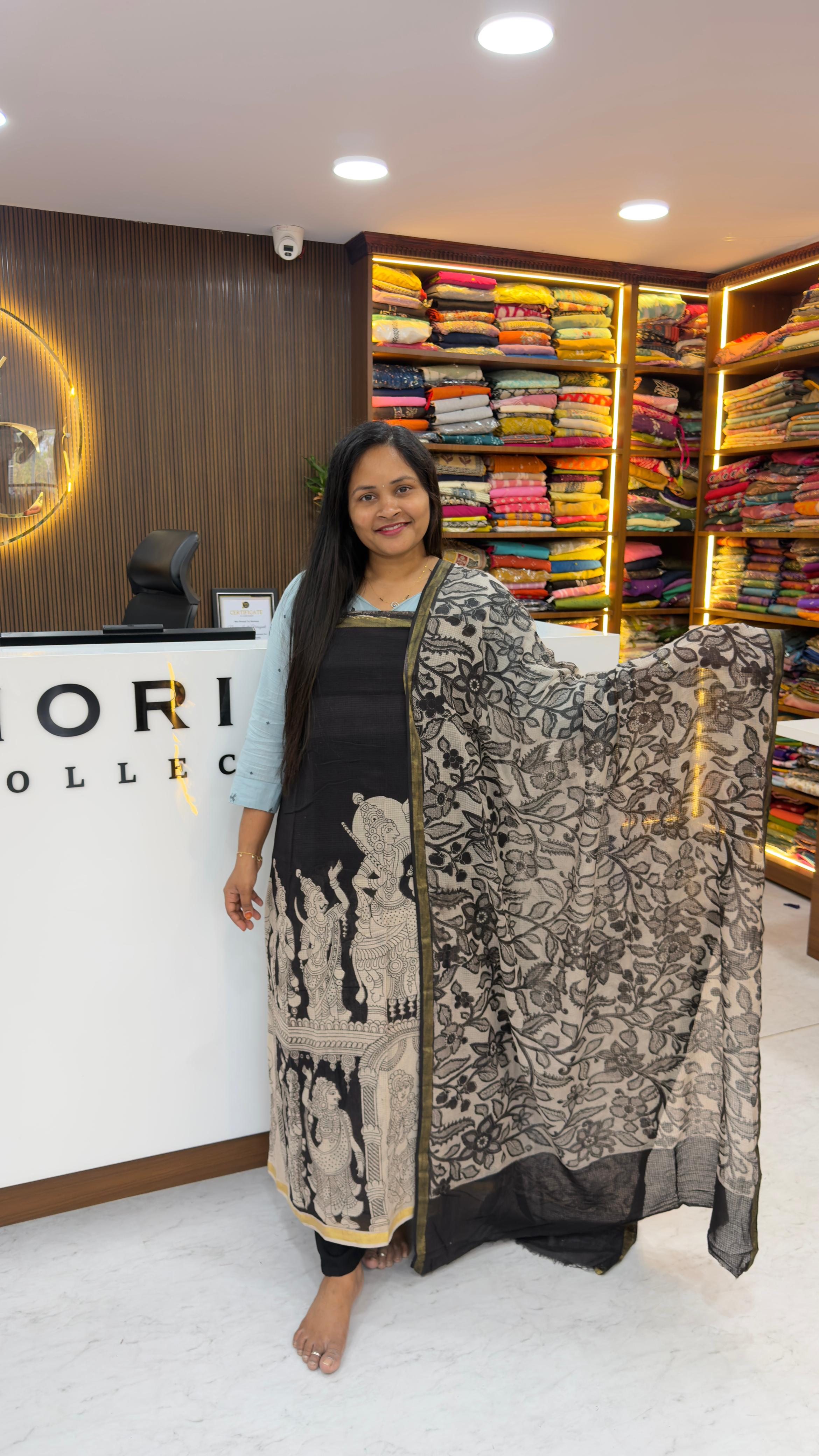 Kota Kalamkari dress materials