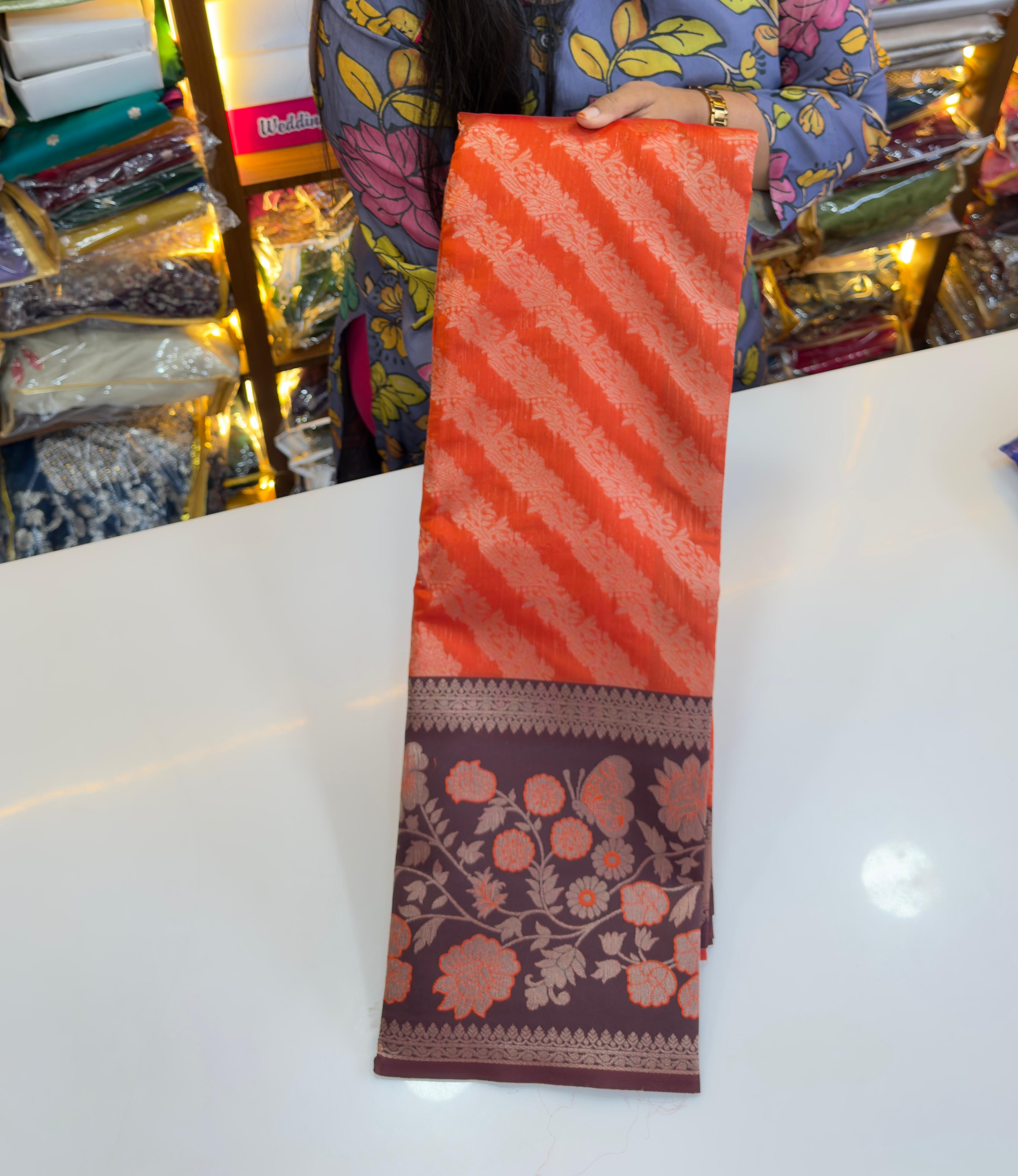 Light weight Meena patttu saree