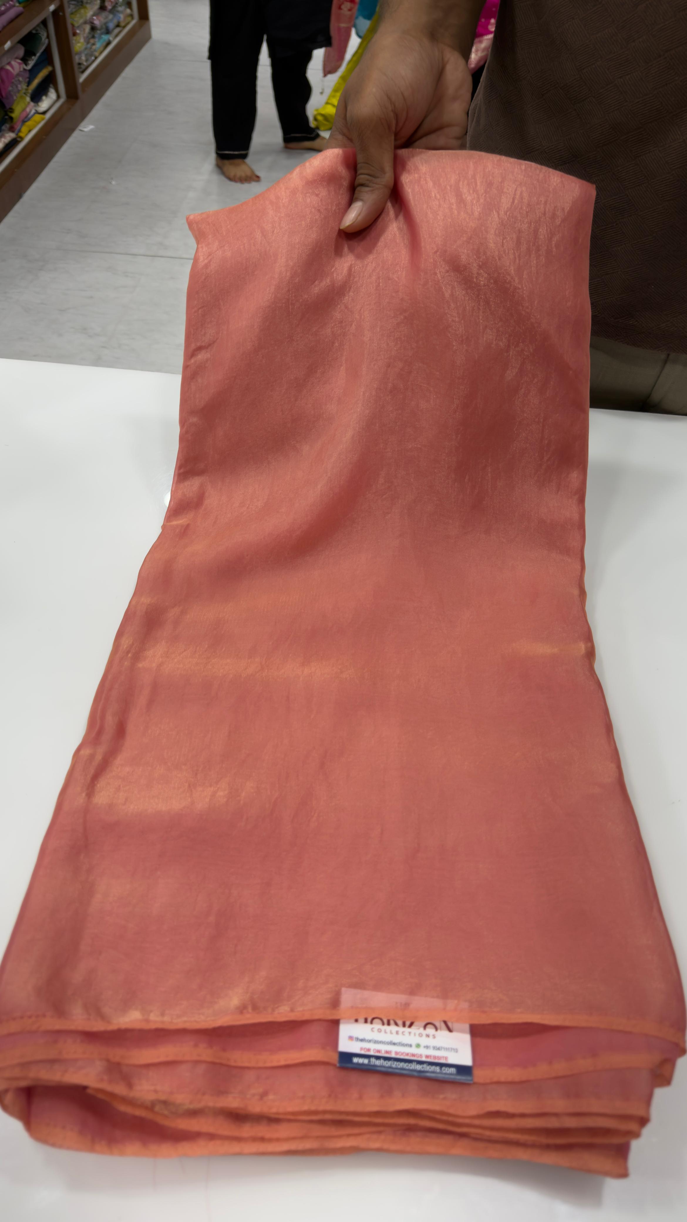Space Silk plain Sarees