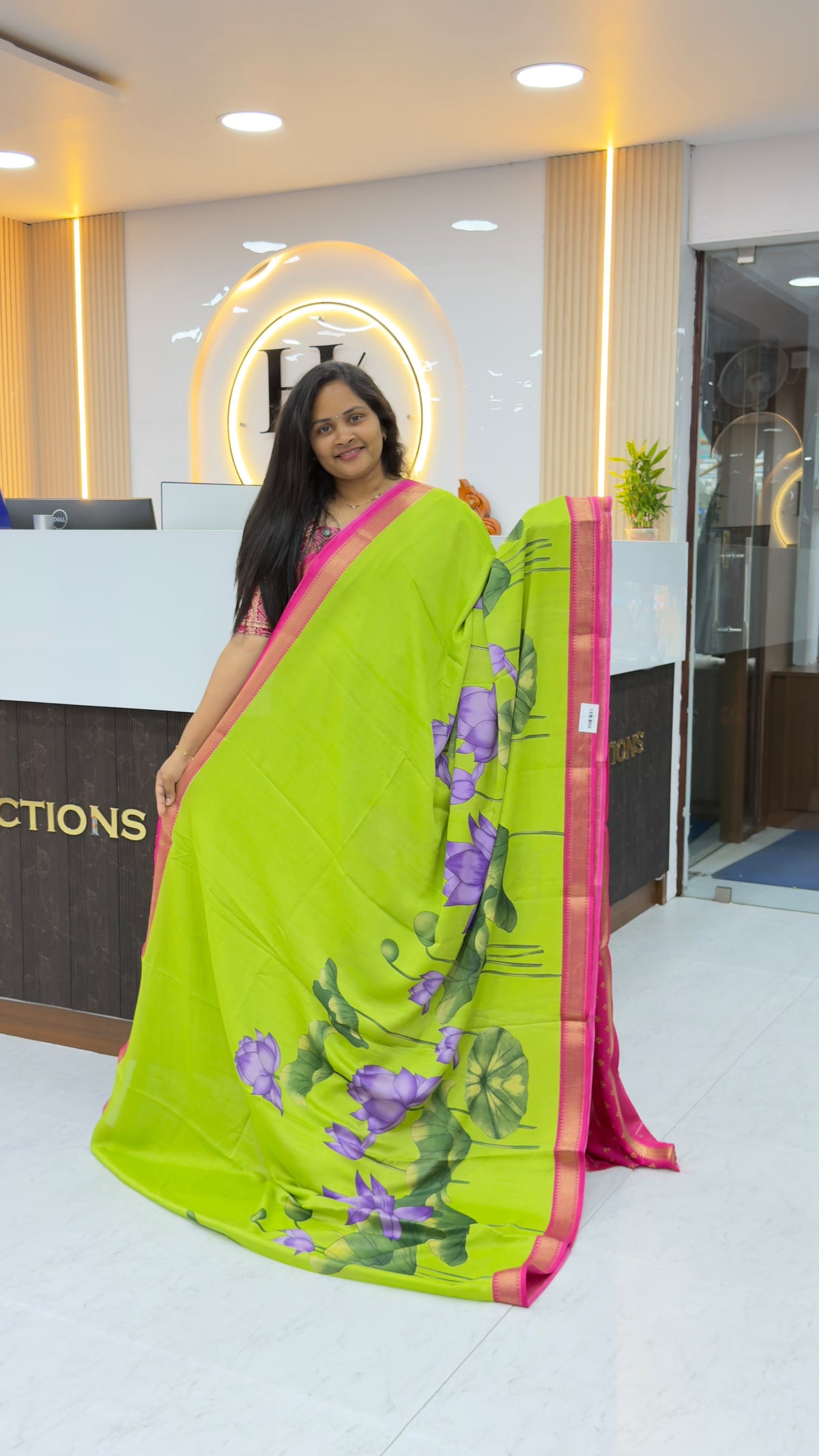 Soft silk mangalgiri saree