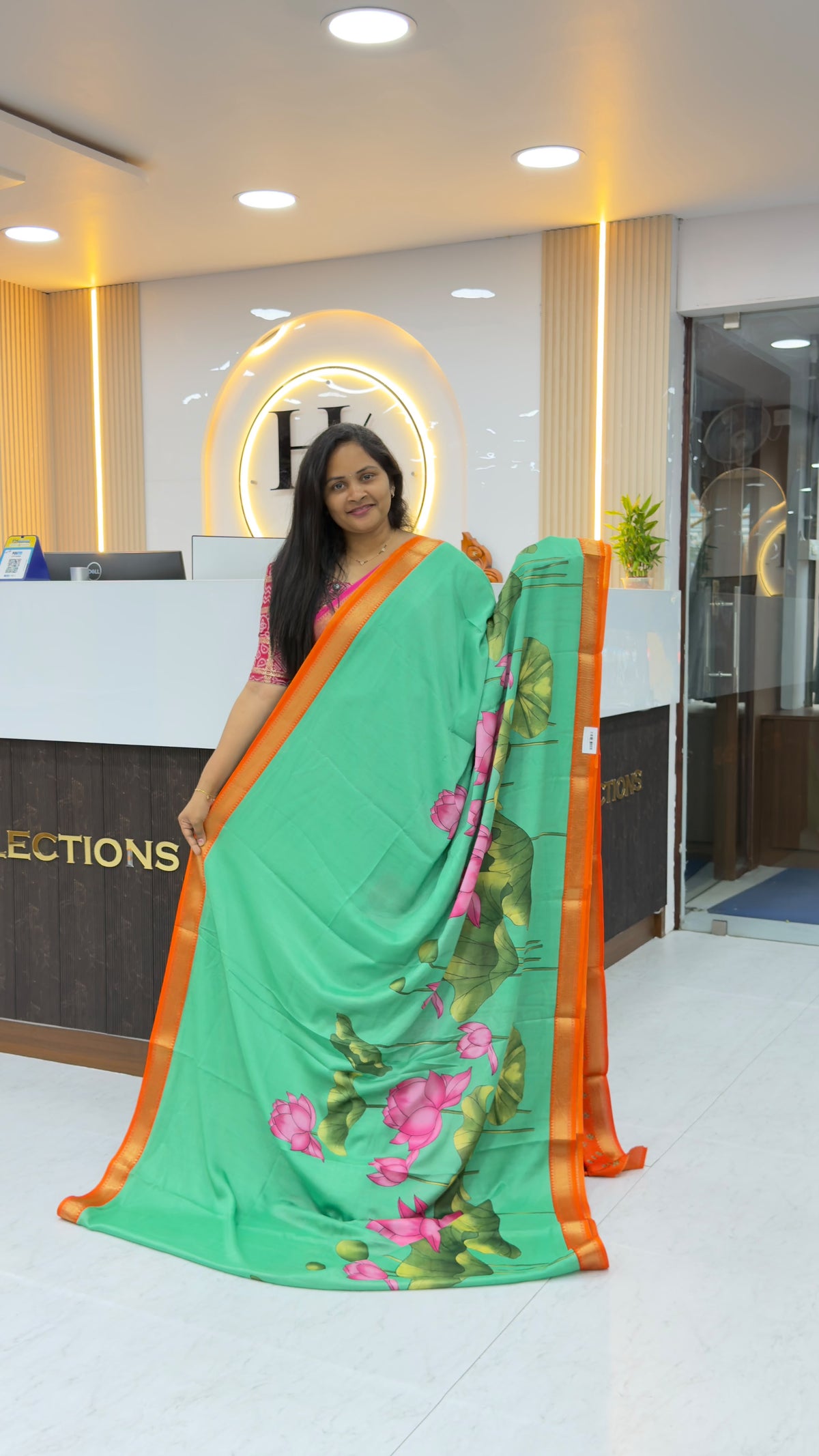 Soft silk mangalgiri saree
