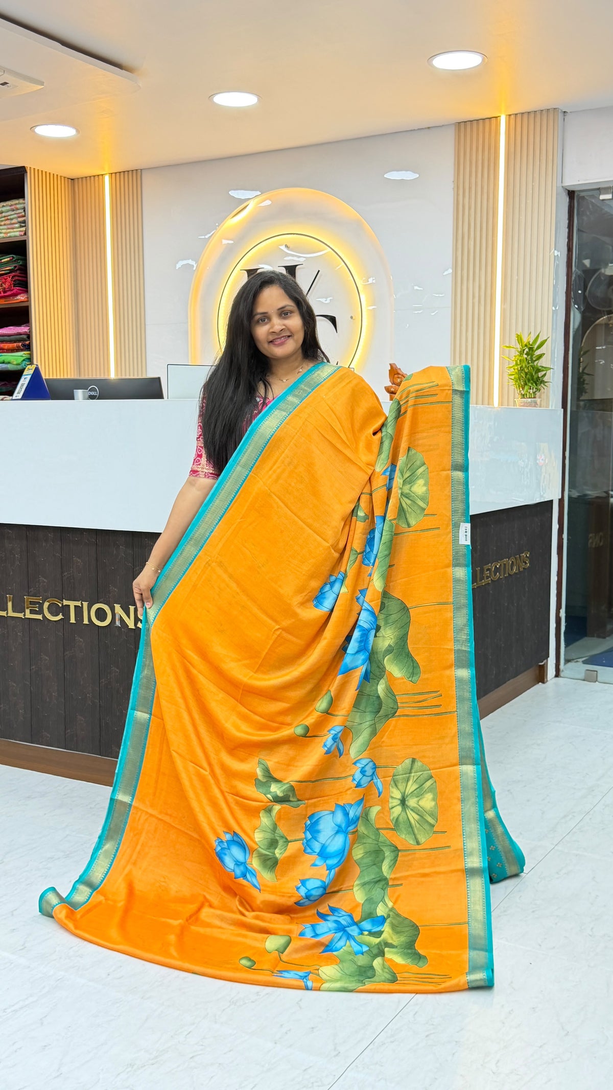 Soft silk mangalgiri saree