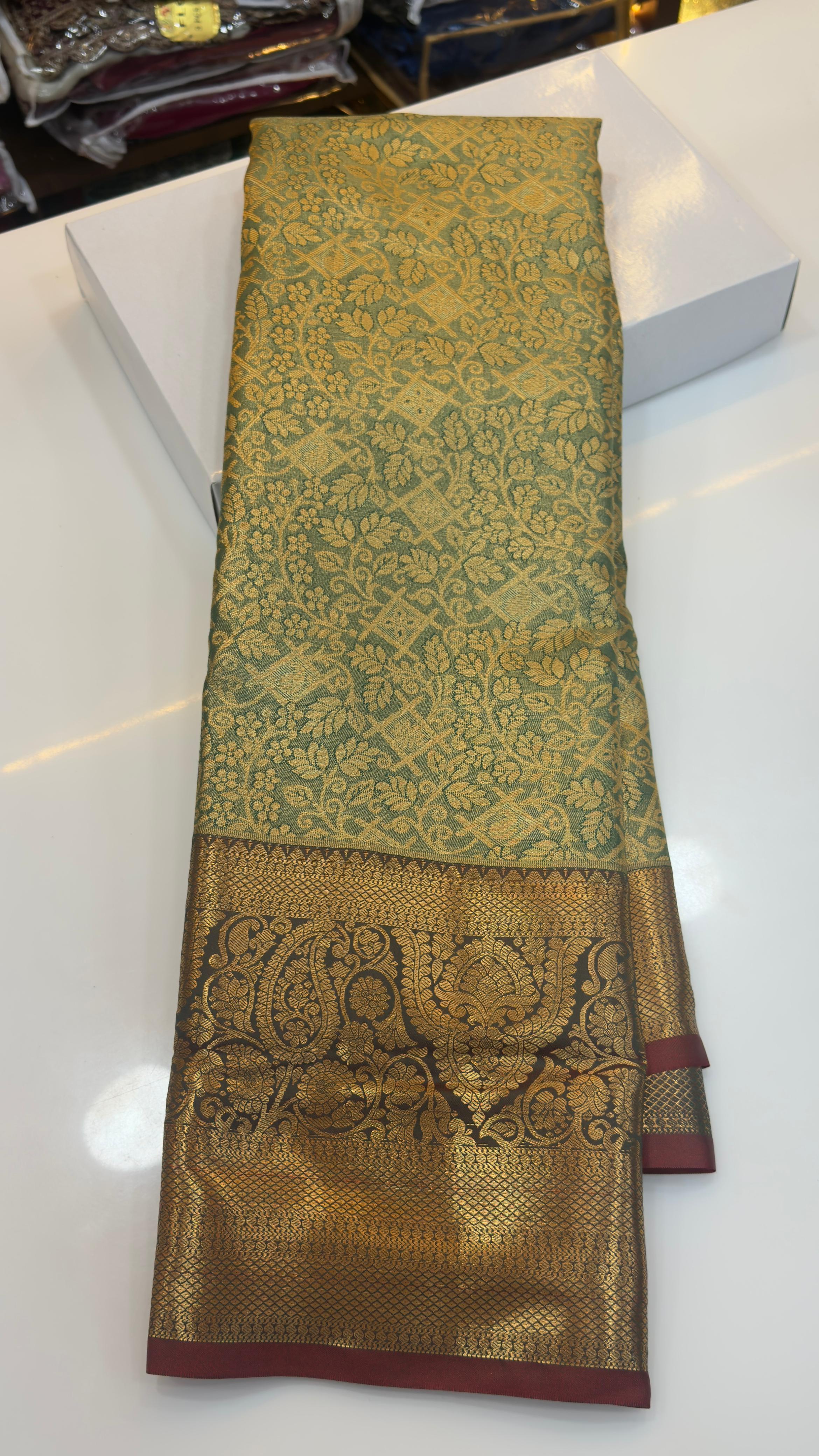 Semi Kanchi pattu sarees
