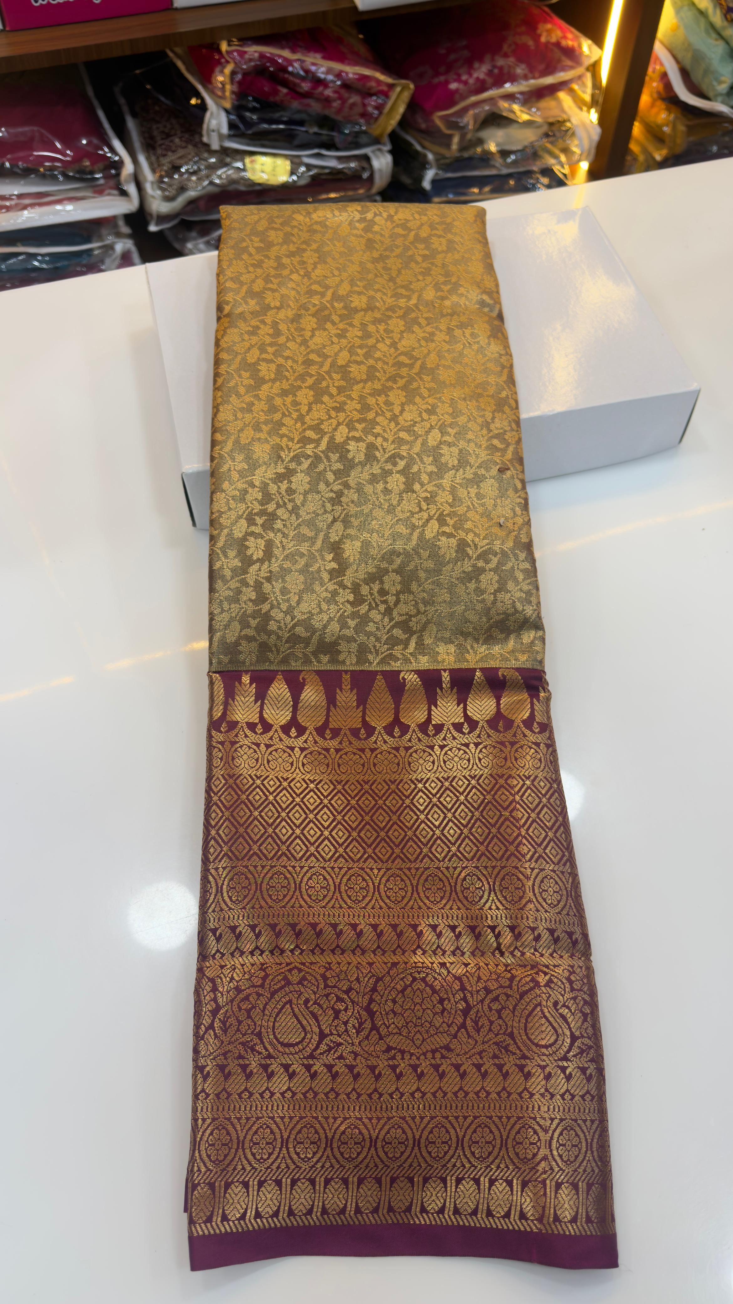 Semi Kanchi pattu sarees