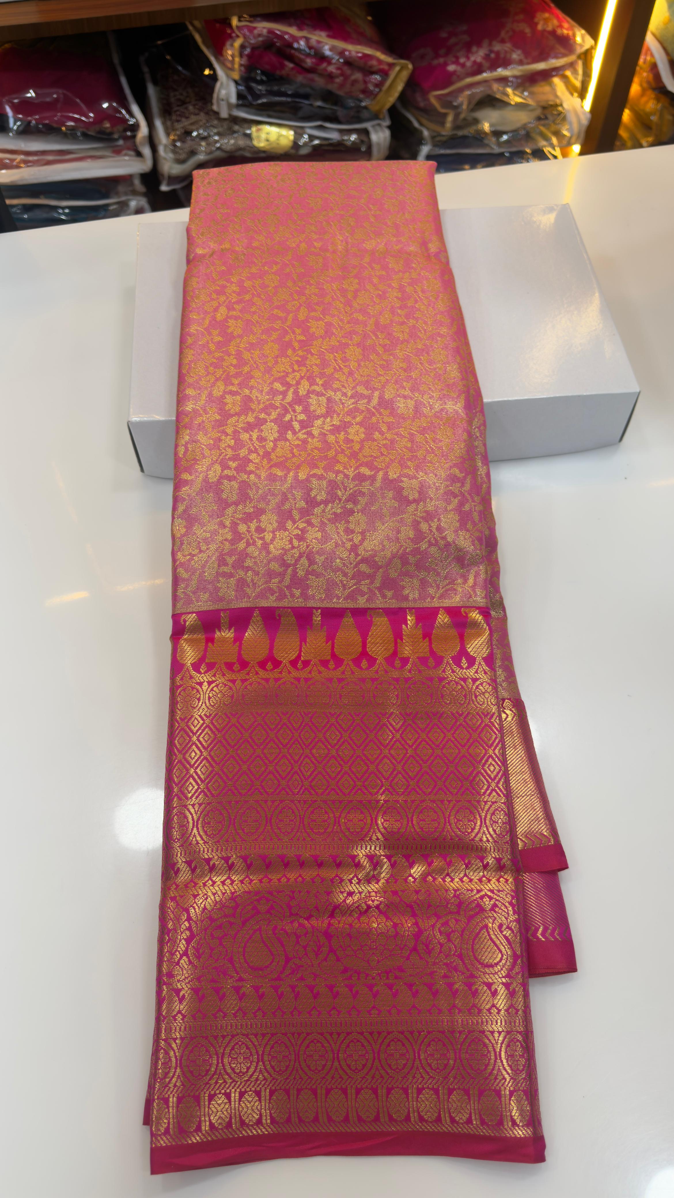 Semi Kanchi pattu sarees