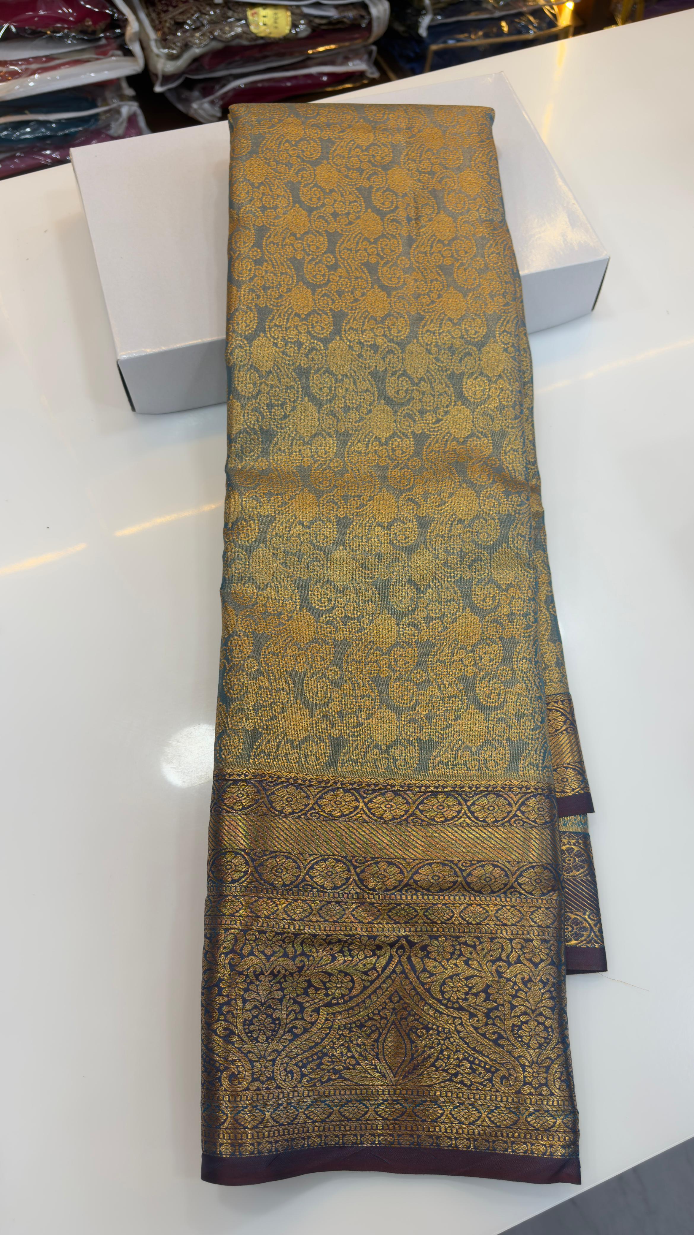 Semi Kanchi pattu sarees