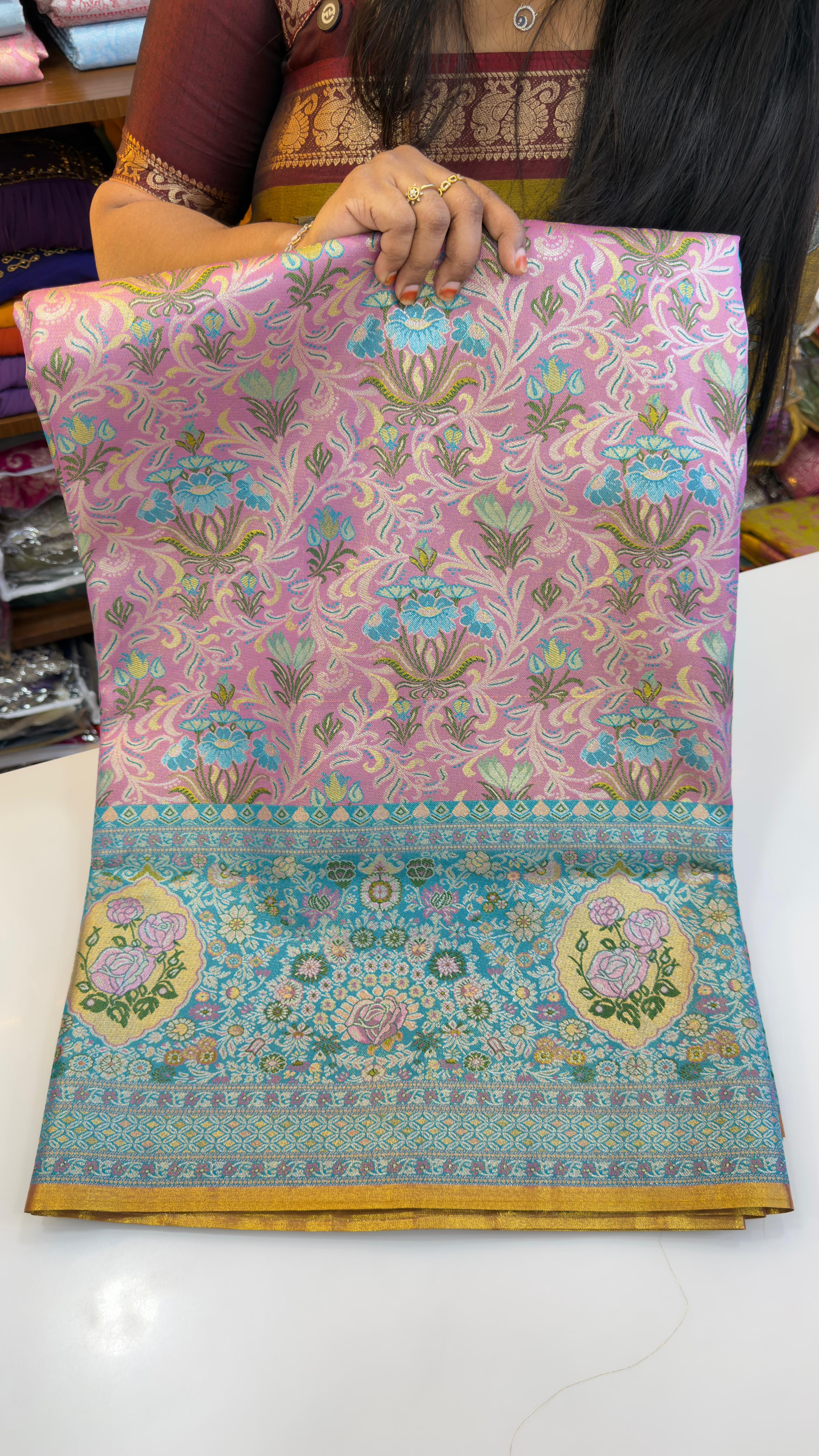 Meenakari Pattu sarees