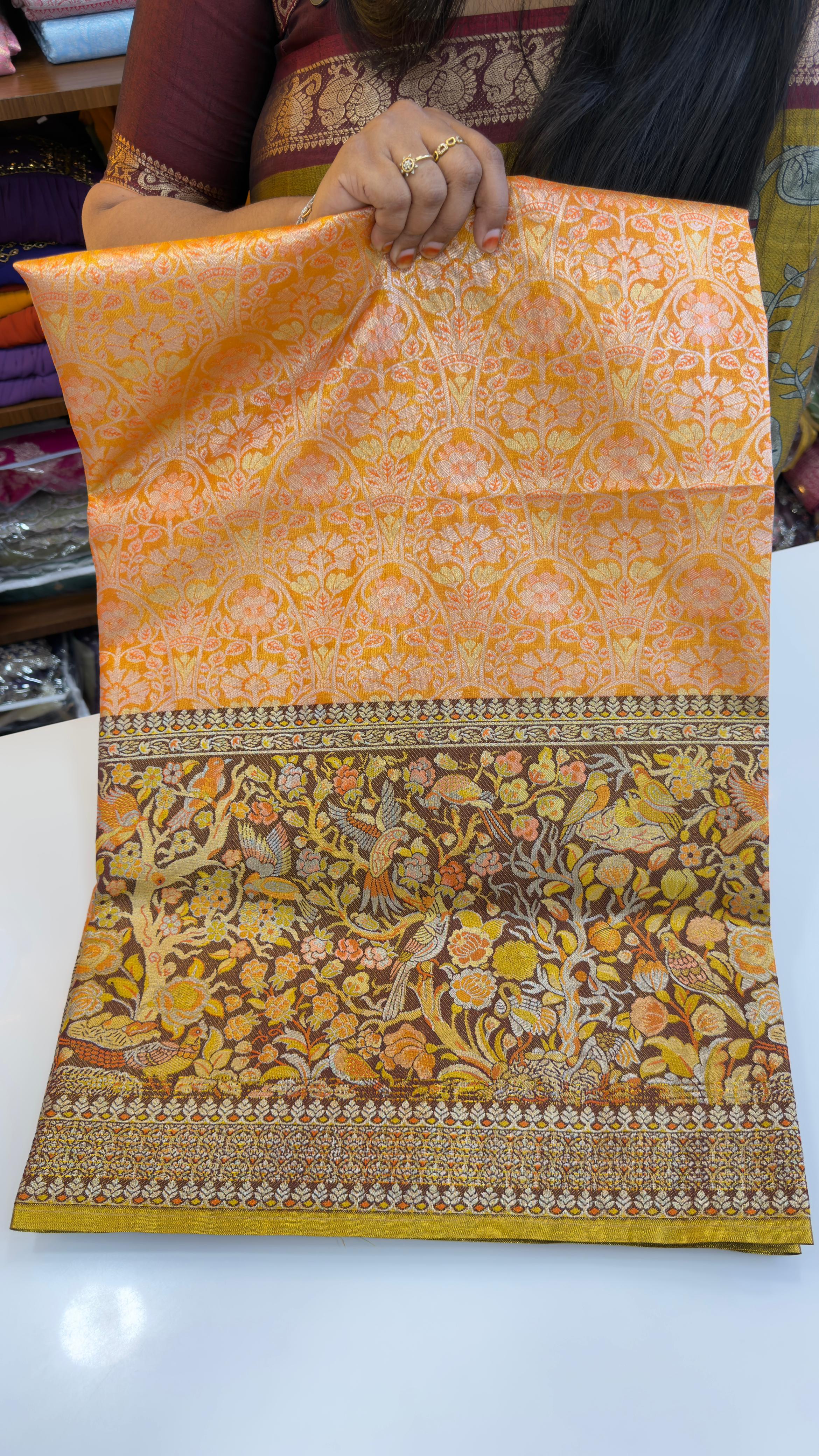 Meenakari pattu sarees