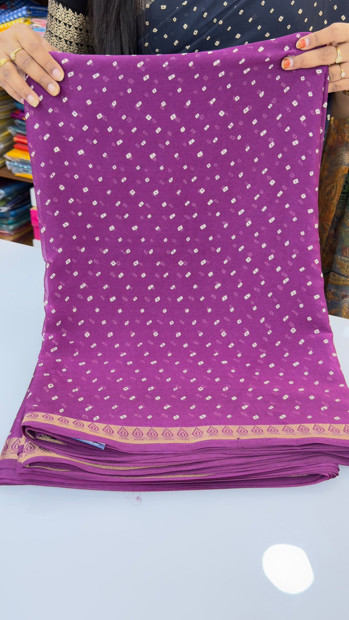 Bandhini deisgn Georgette saree