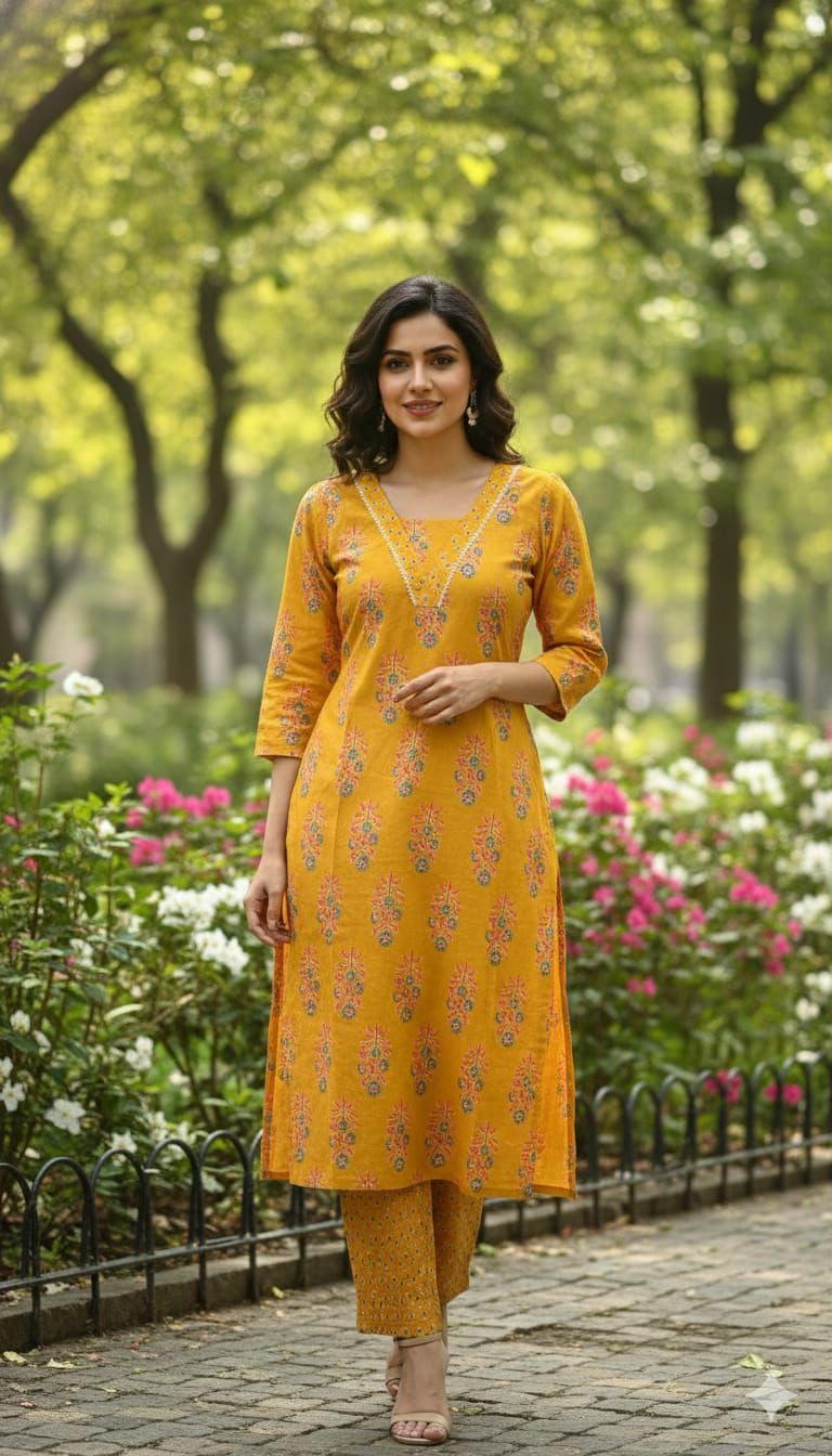 3 Jaipuri Cotton Co Ord Sets @1200/-