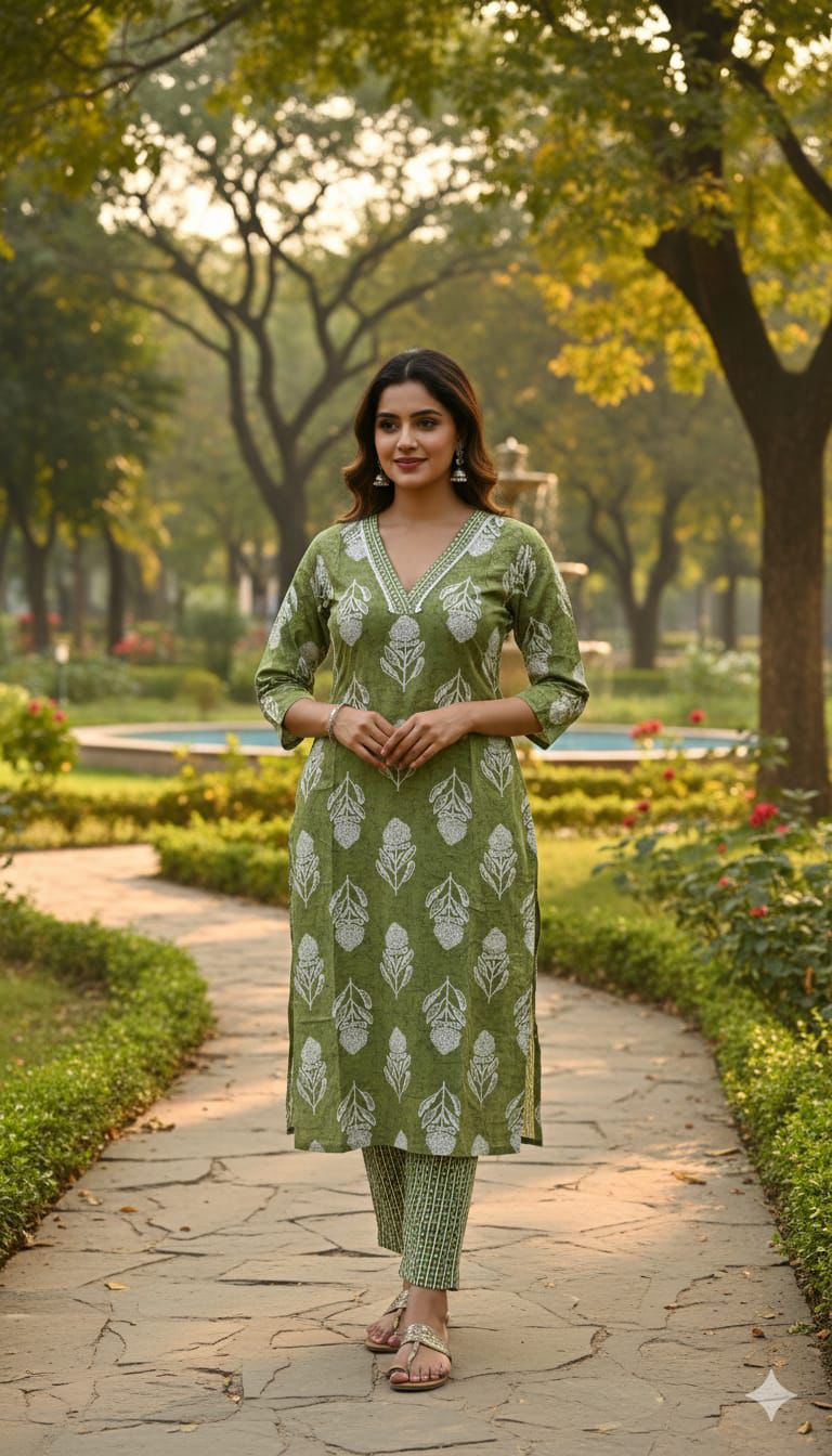 3 Jaipuri Cotton Co Ord Sets @1200/-