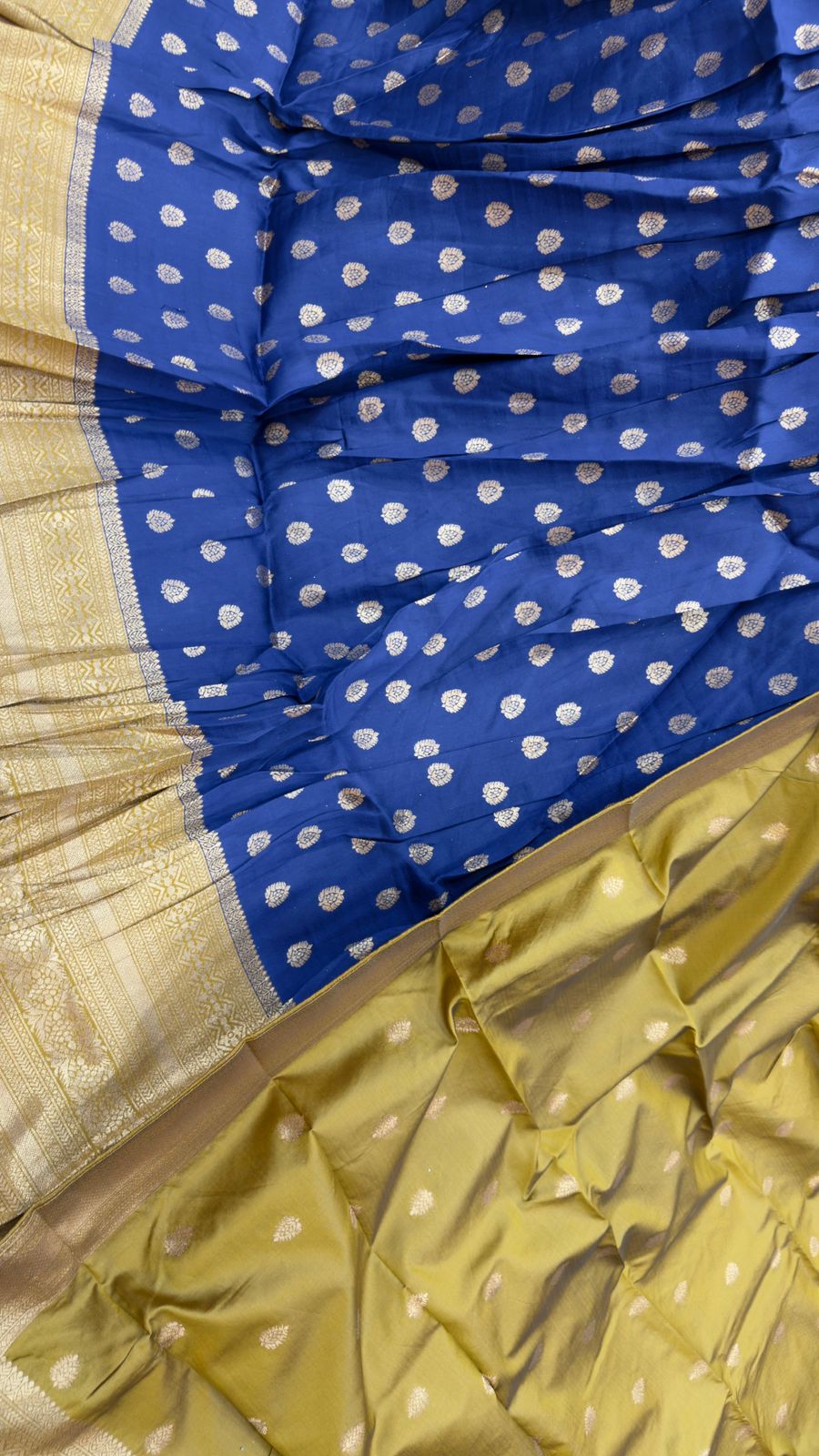Blue Banarasi lehenga