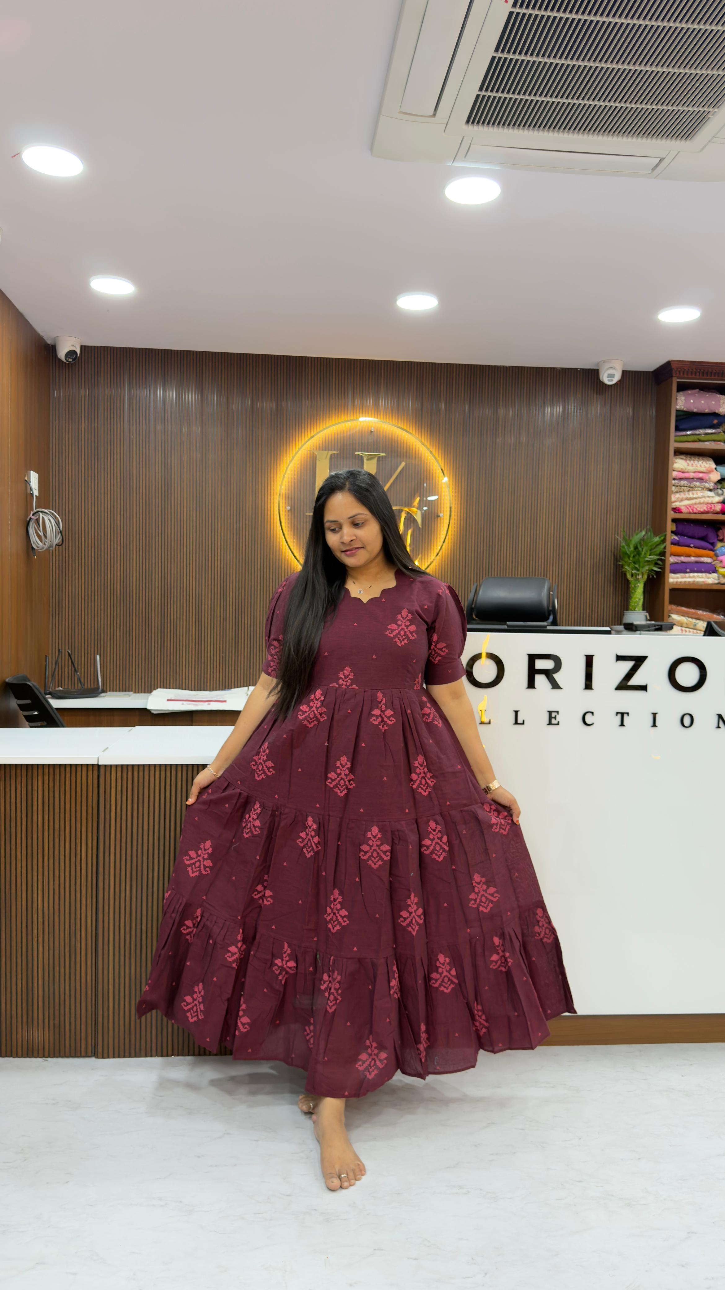 Jamdhani Block Prints Dresses