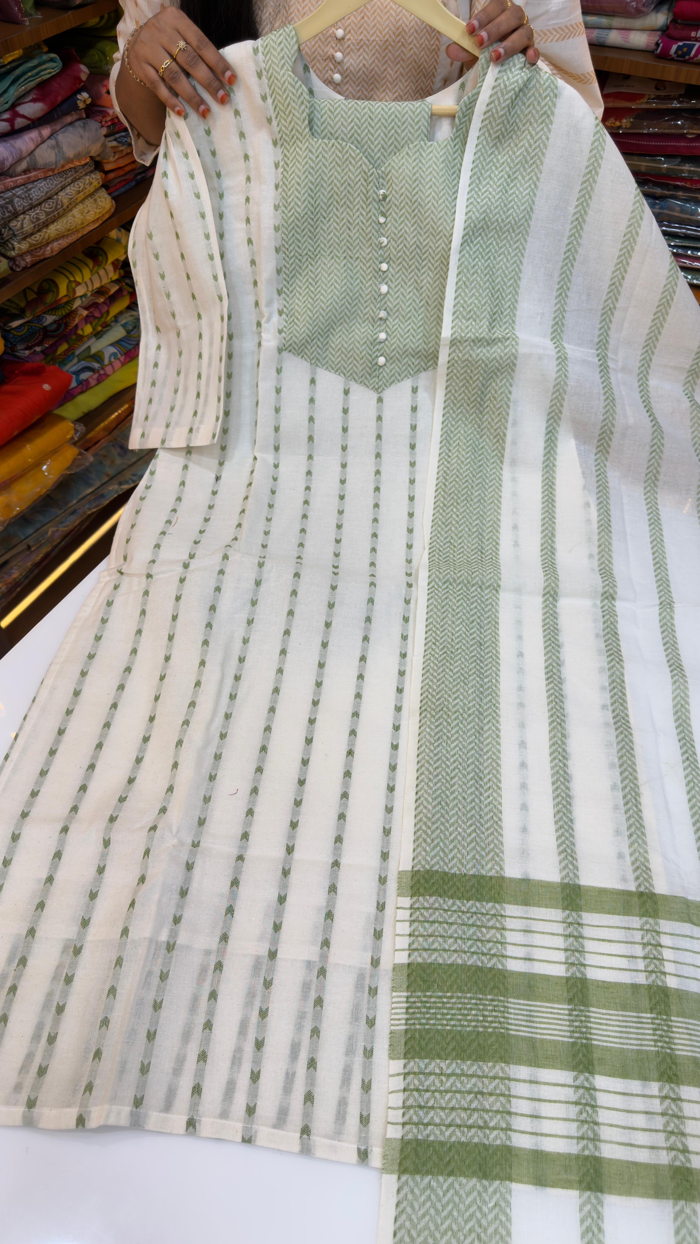 Pure Handloom Cotton 3 piece set