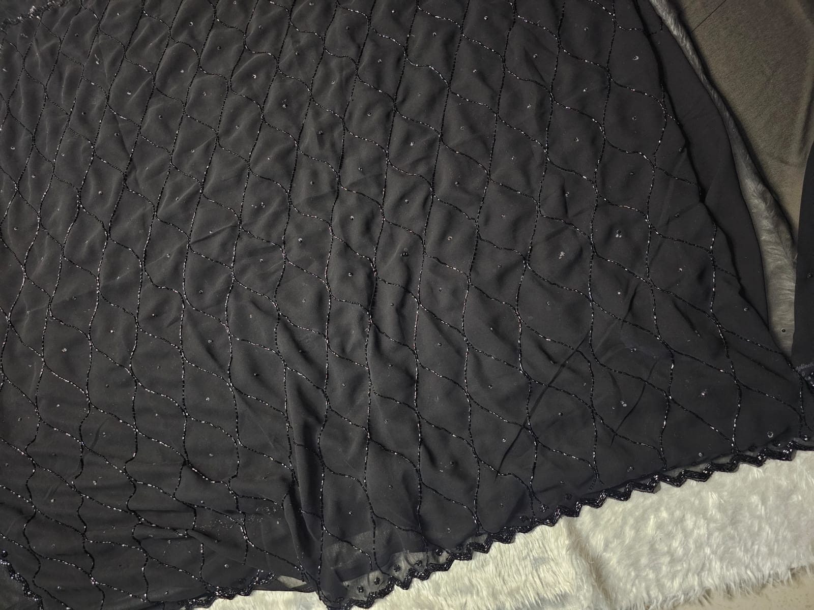 Black Special Work Saree