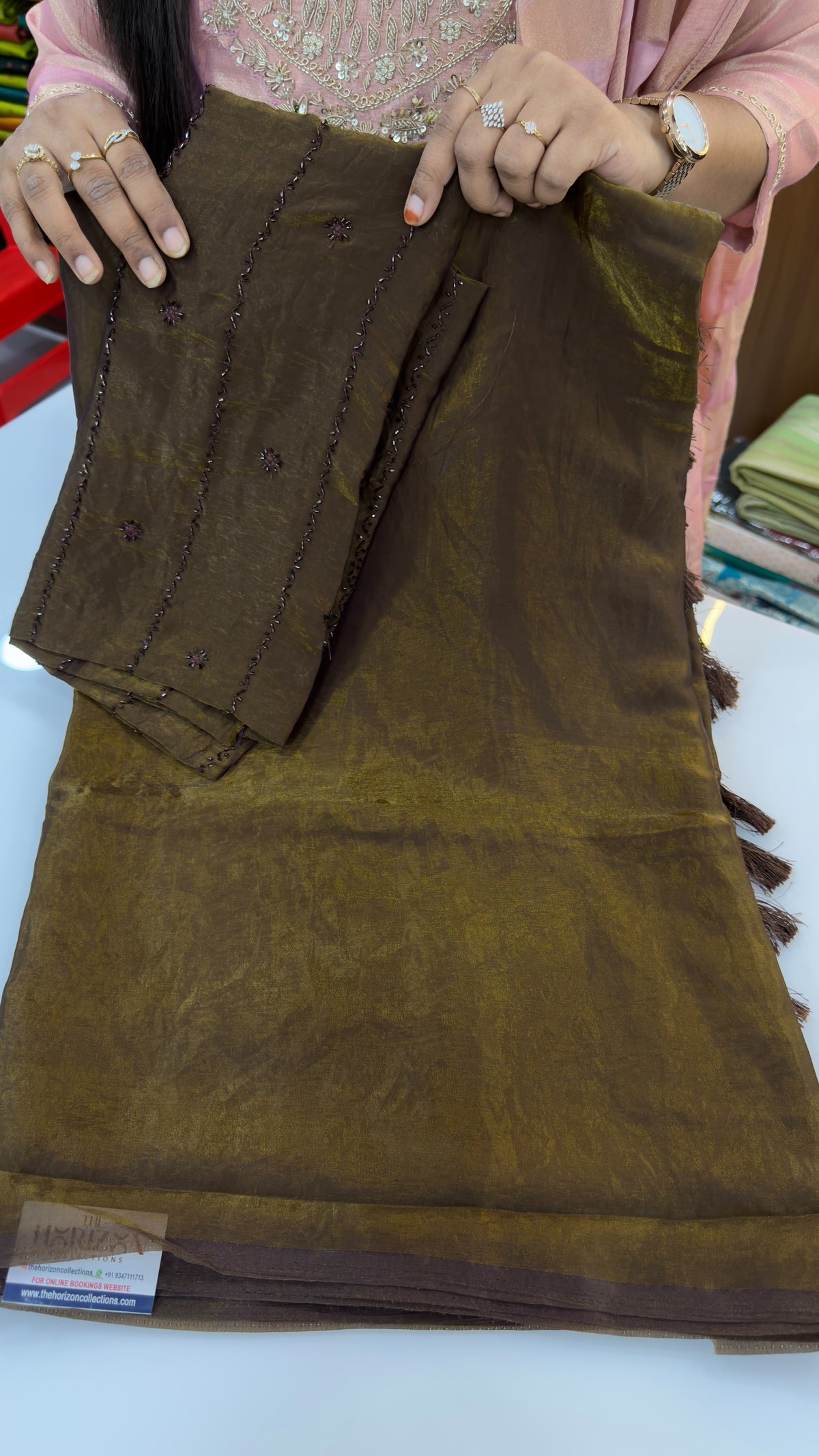 Space silk sarees