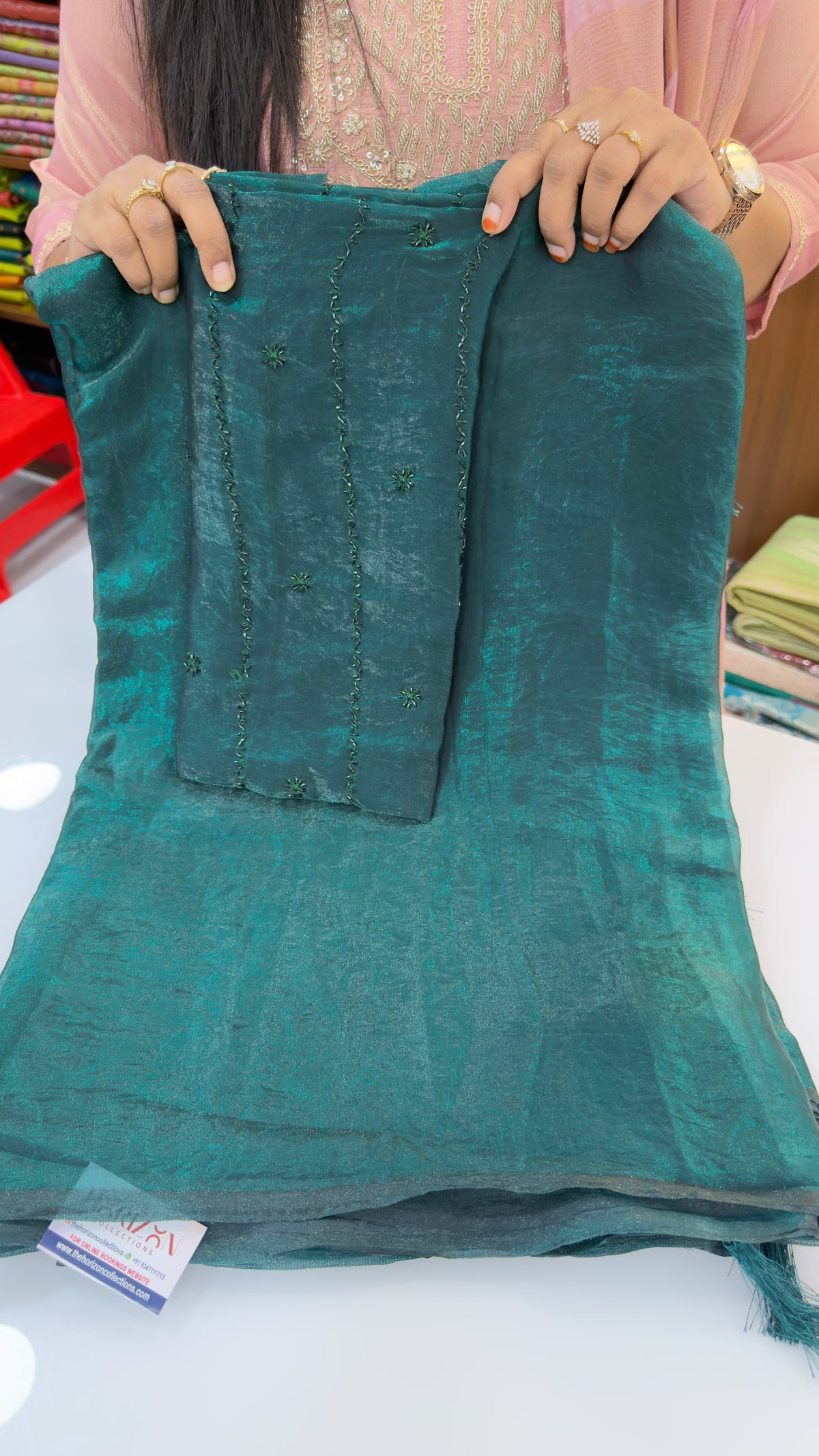 Space silk sarees
