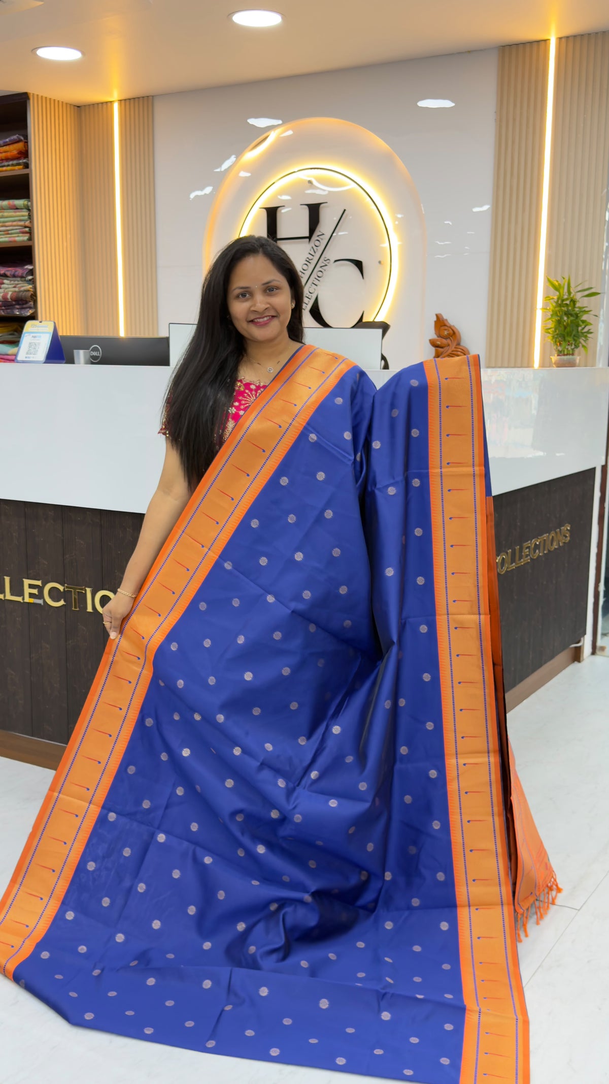 Soft Paithani inspired saree