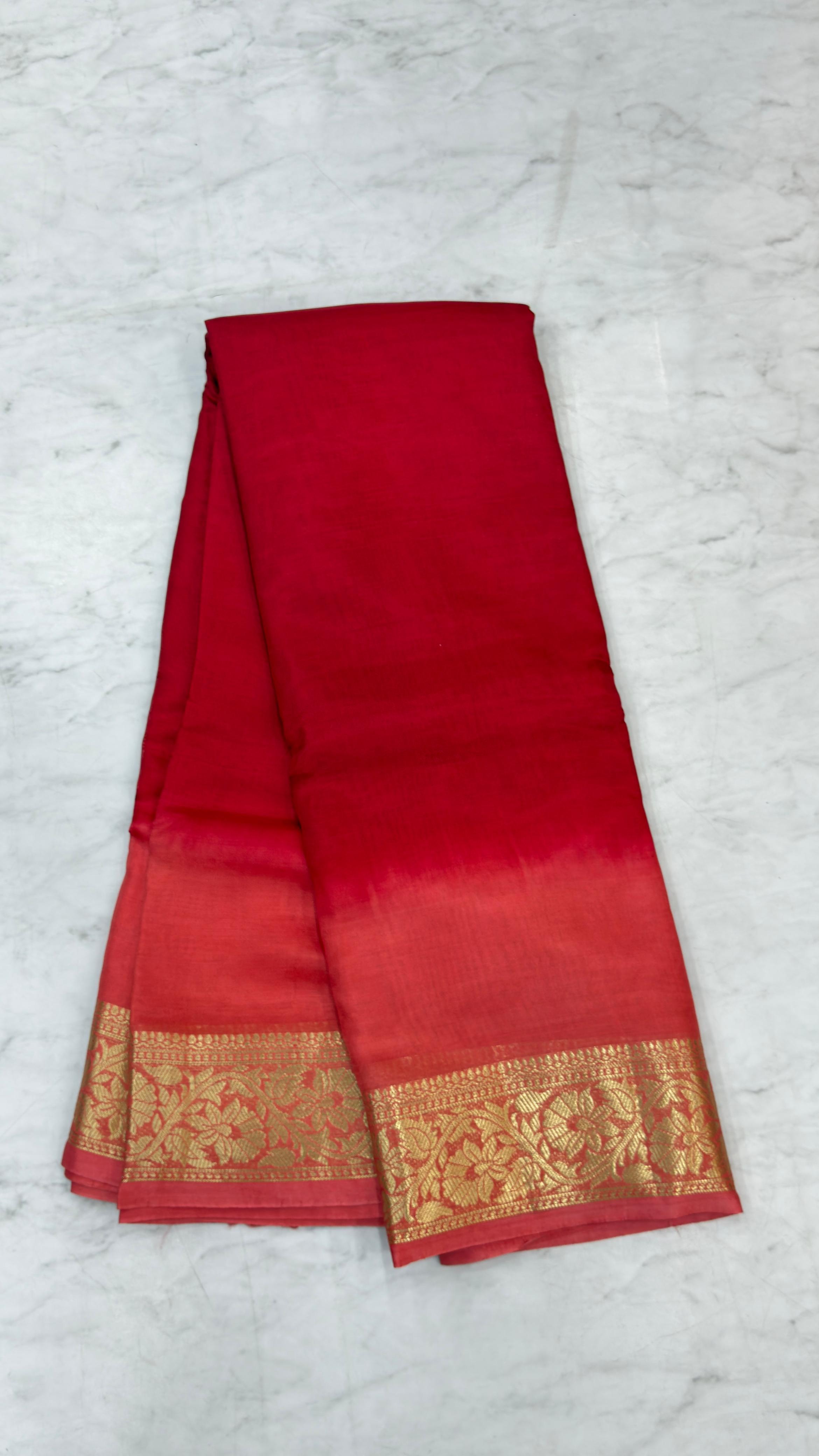 Dual Shade Tussar Banarasi