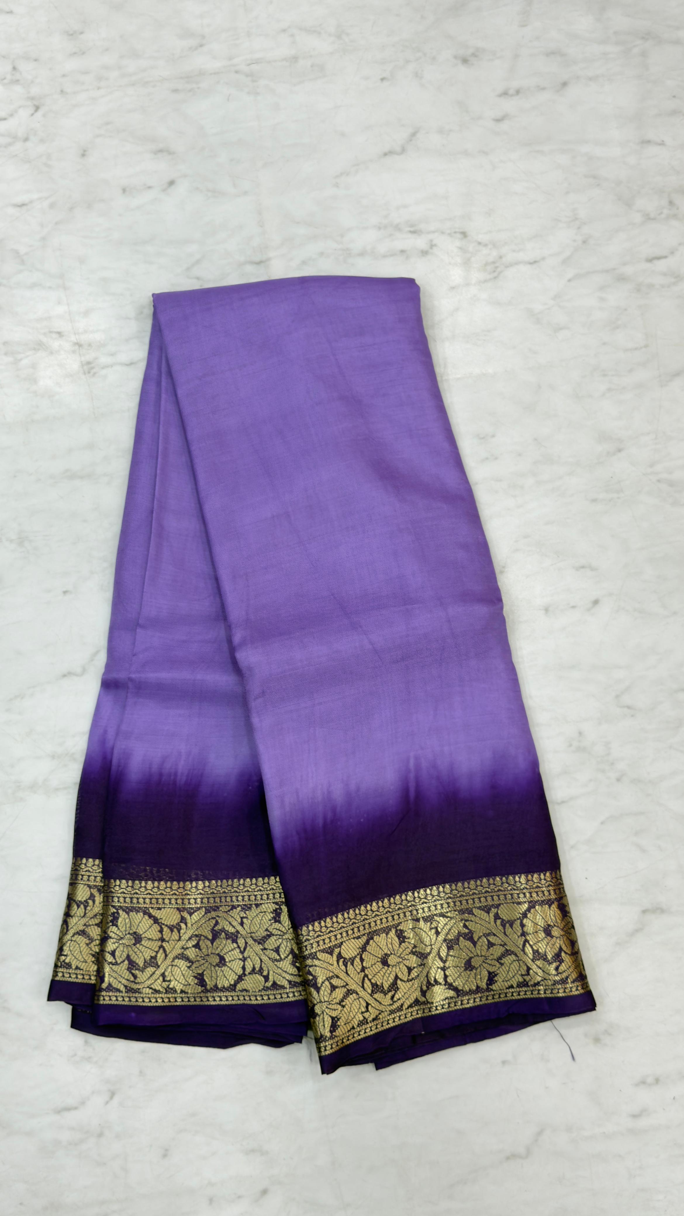 Dual Shade Tussar Banarasi