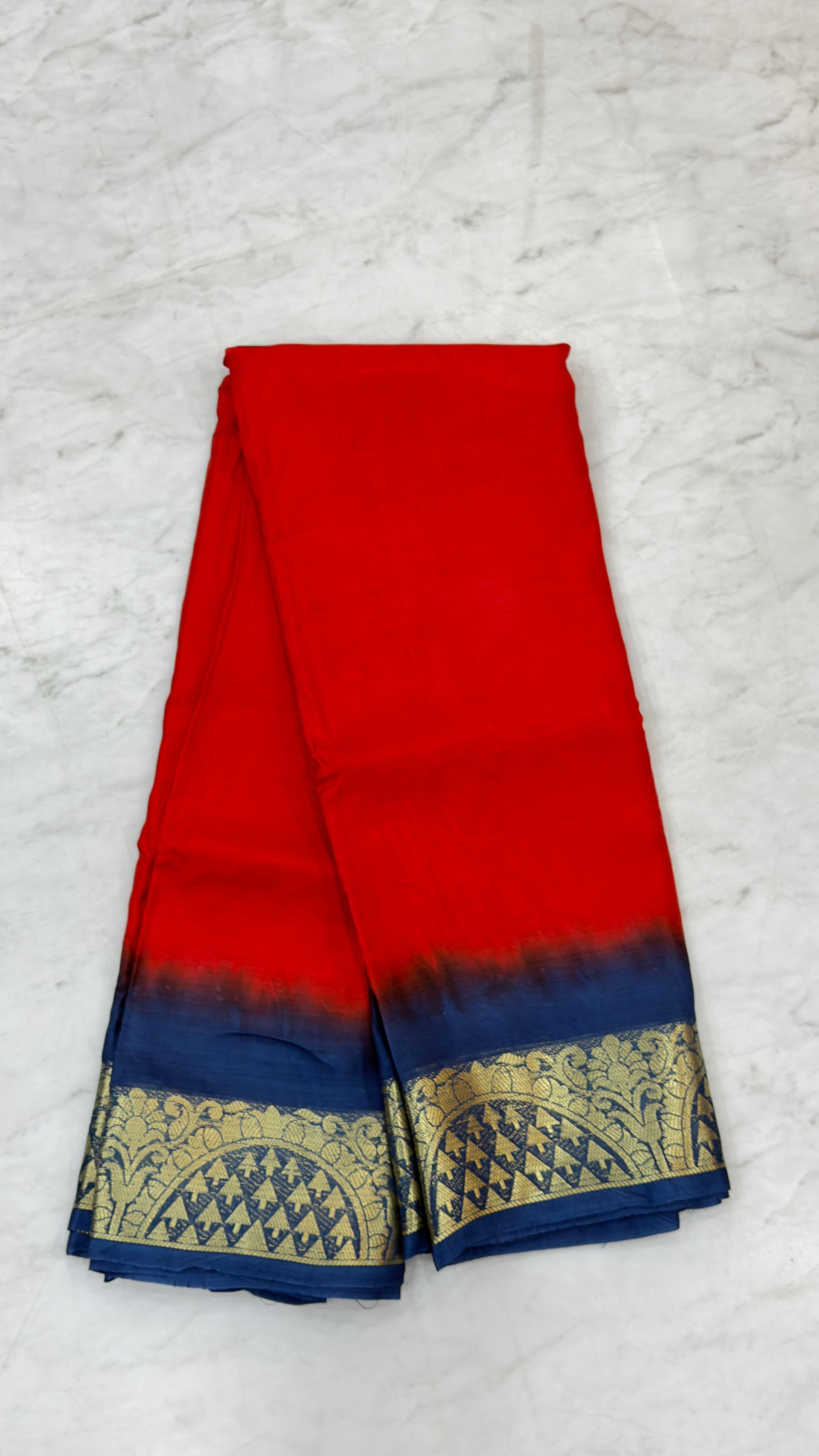 Dual Shade Tussar Banarasi