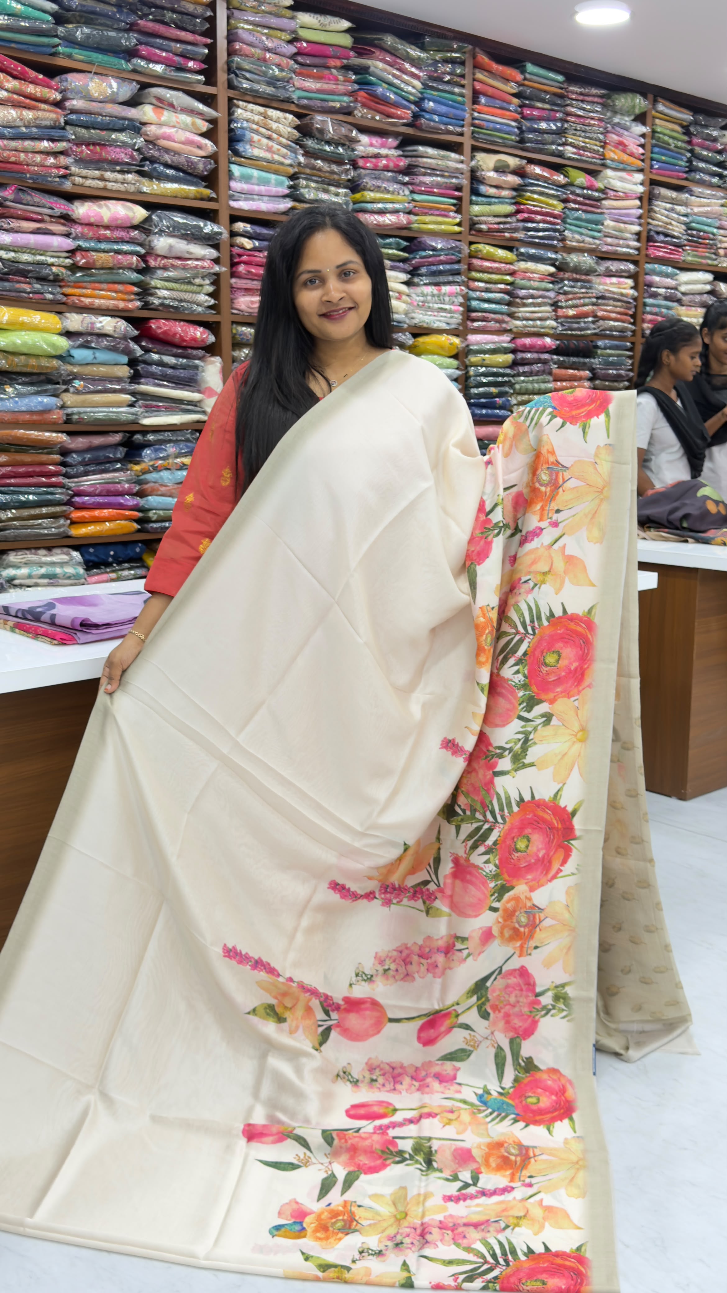 Premium paper Tussar sarees