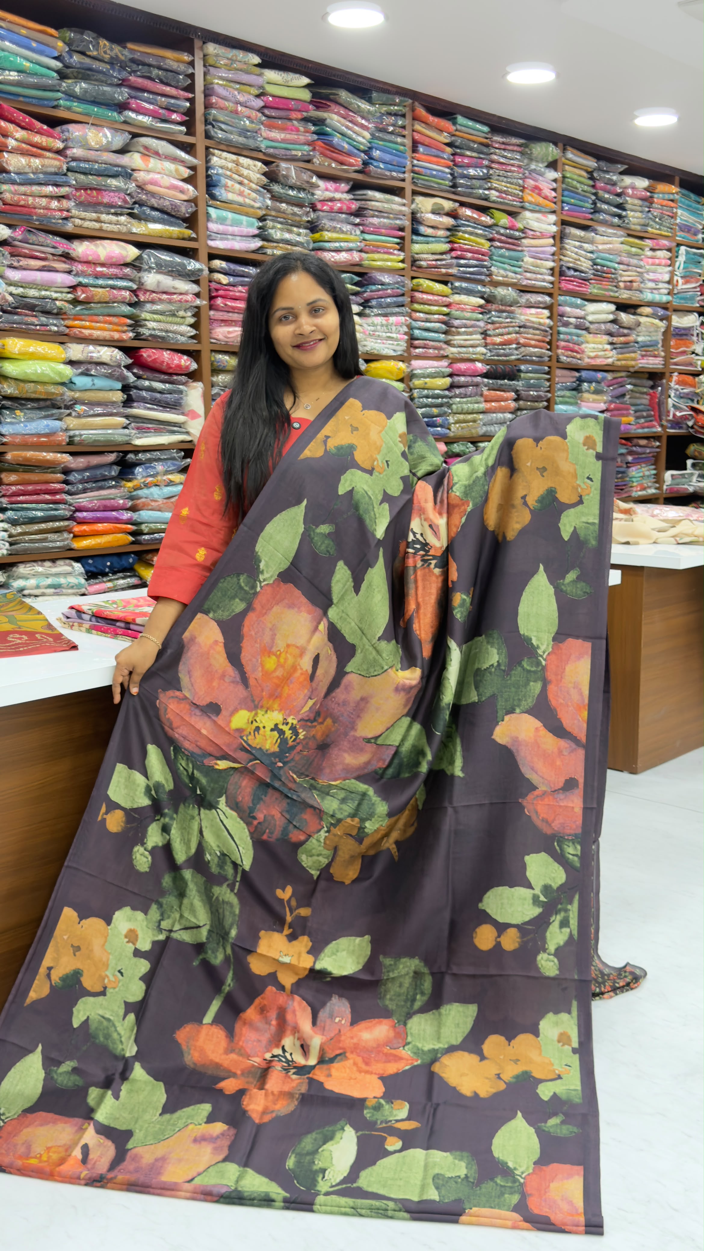 Premium paper Tussar sarees