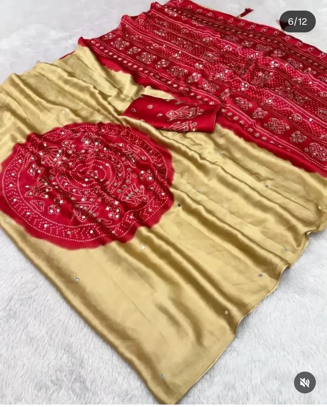 Ajrakh Japan silk