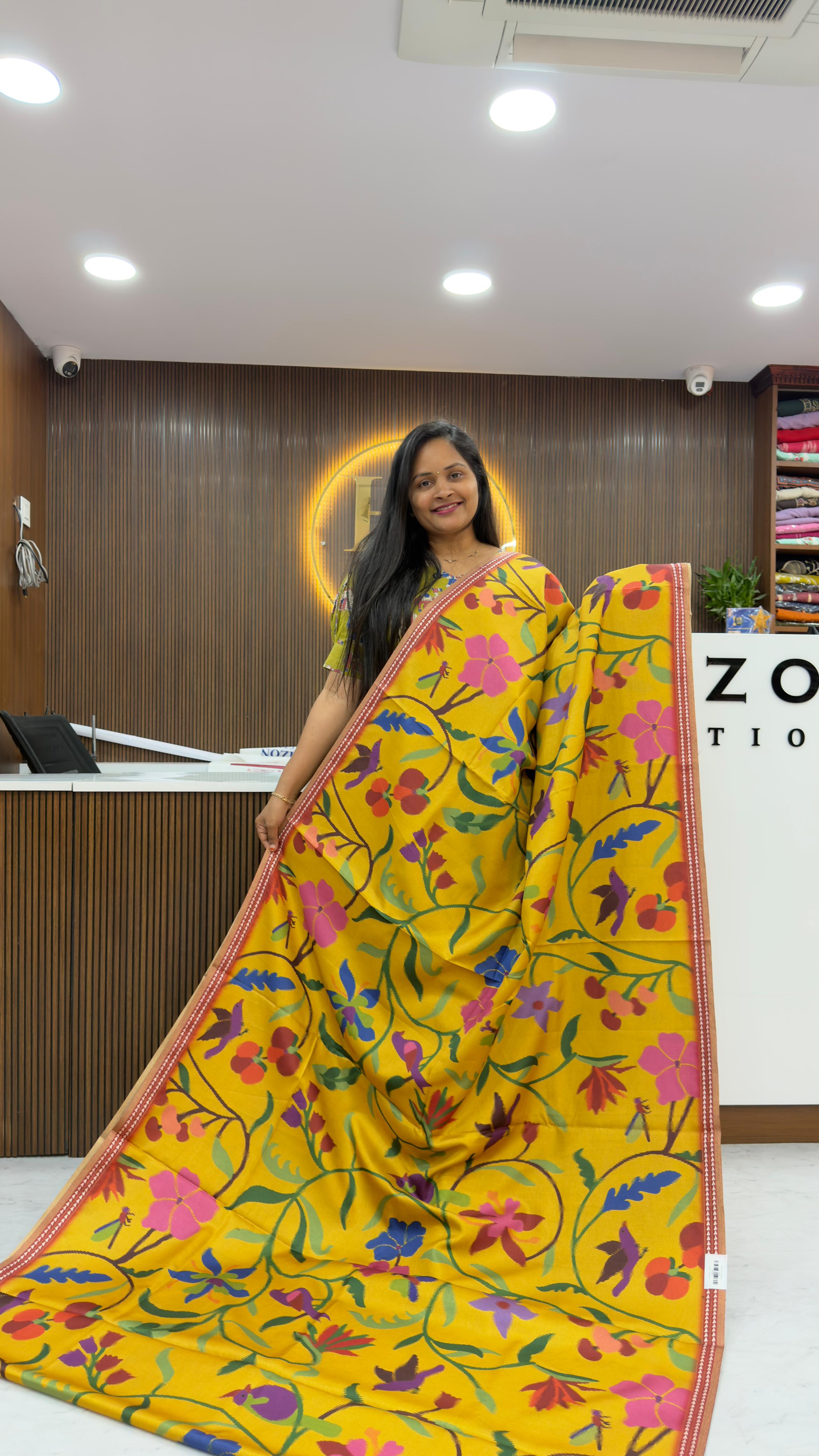 Jasmine Silk Digital Printed Saree