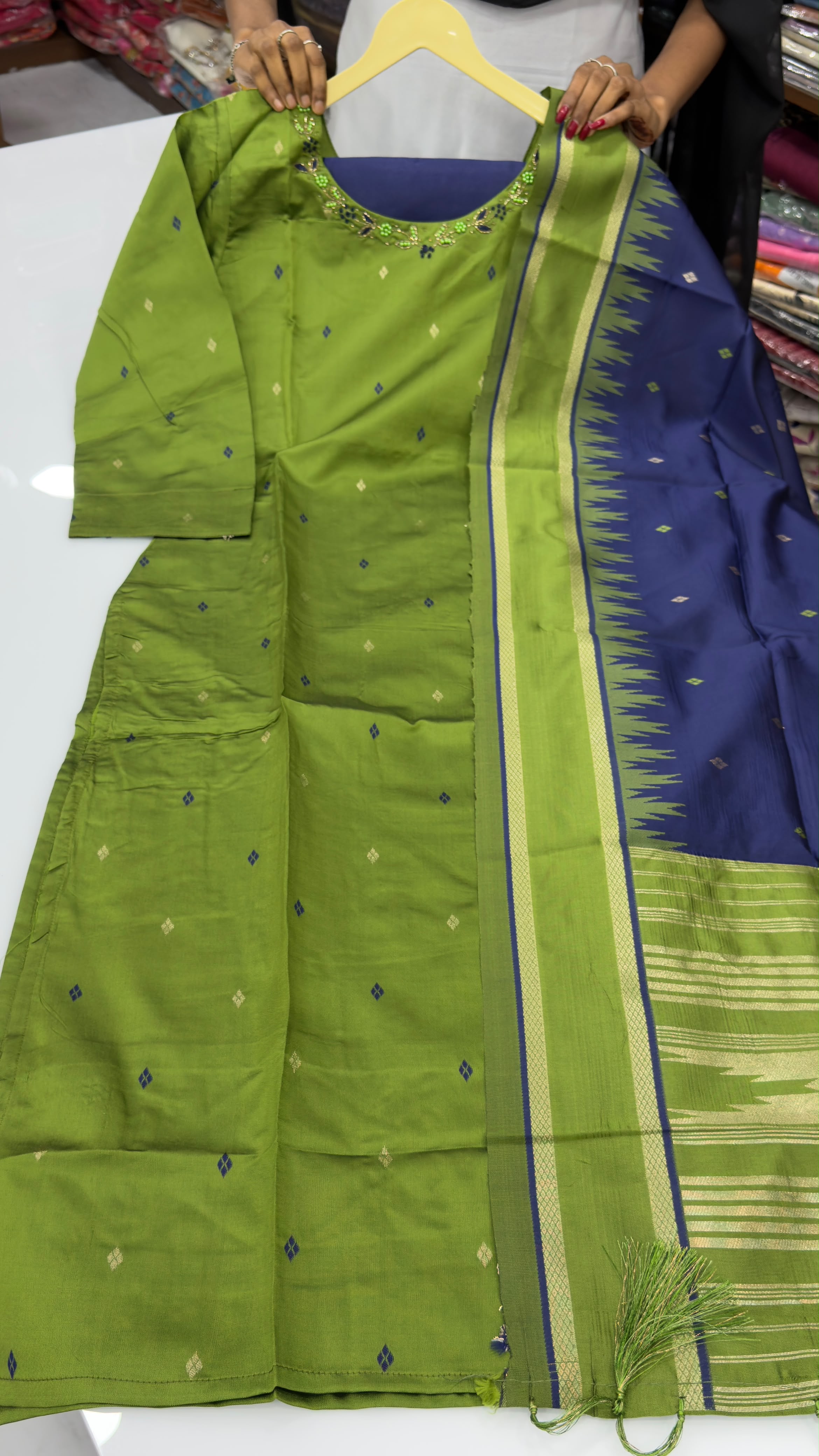 Soft Pattu 3 Piece Sets