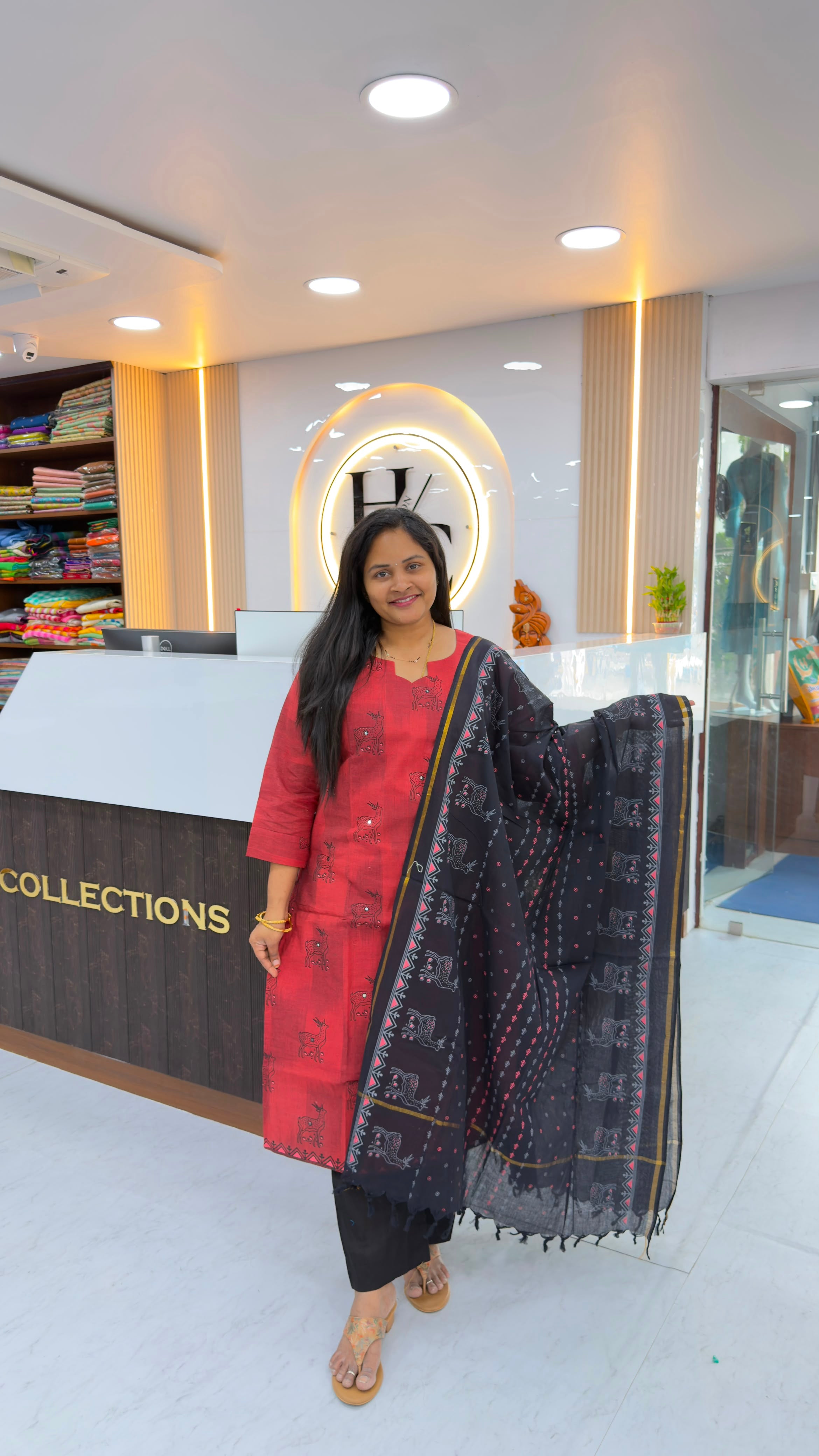 Premium Pure Cotton 3 Piece set with Block Print design