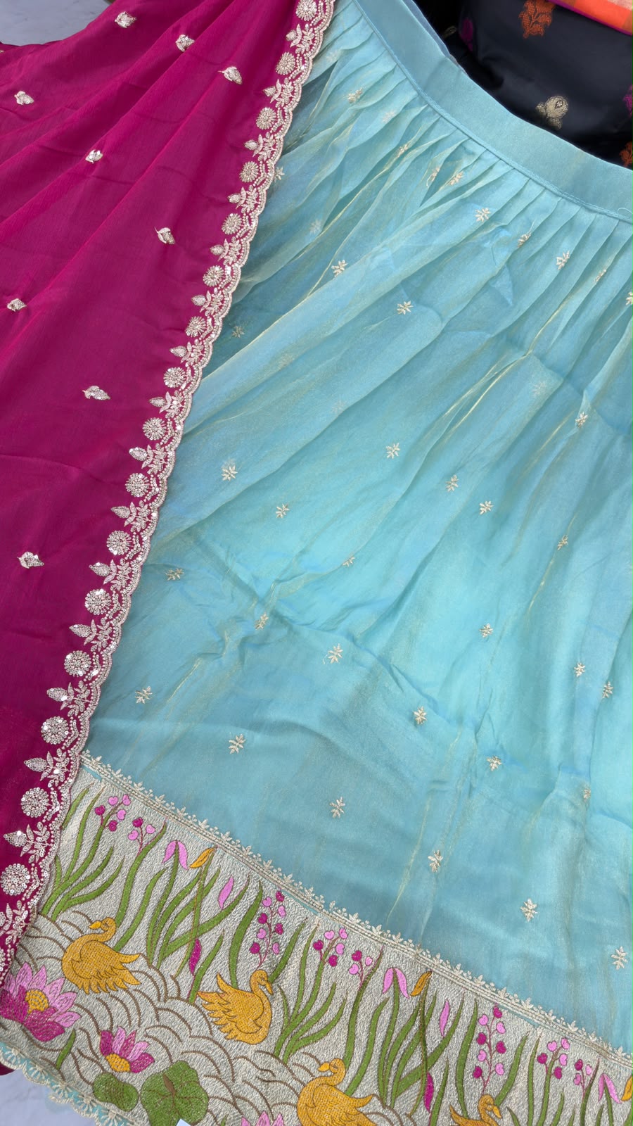 Banarasi Tissue lehenga