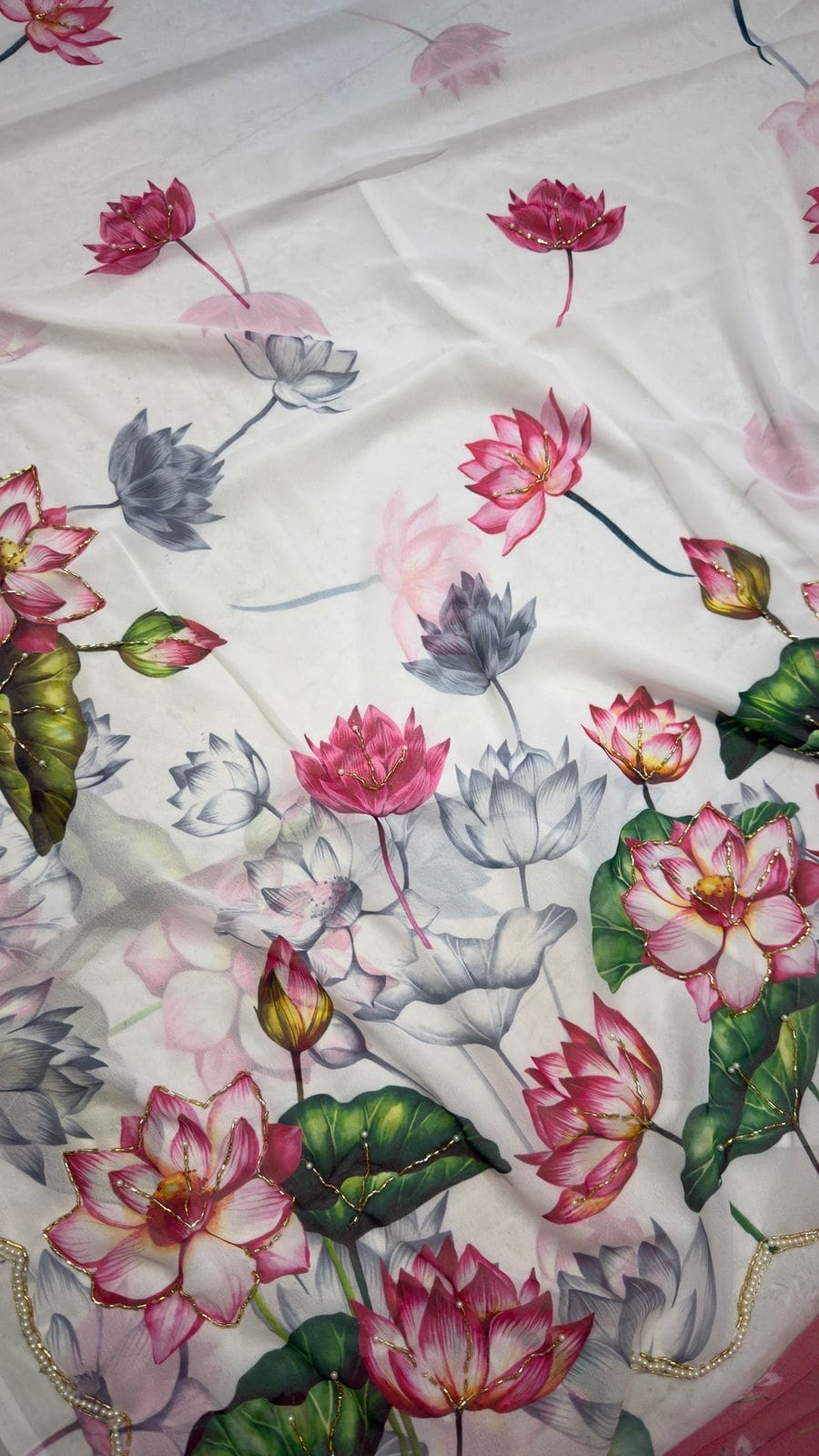 Pichwai Design Tabby silk