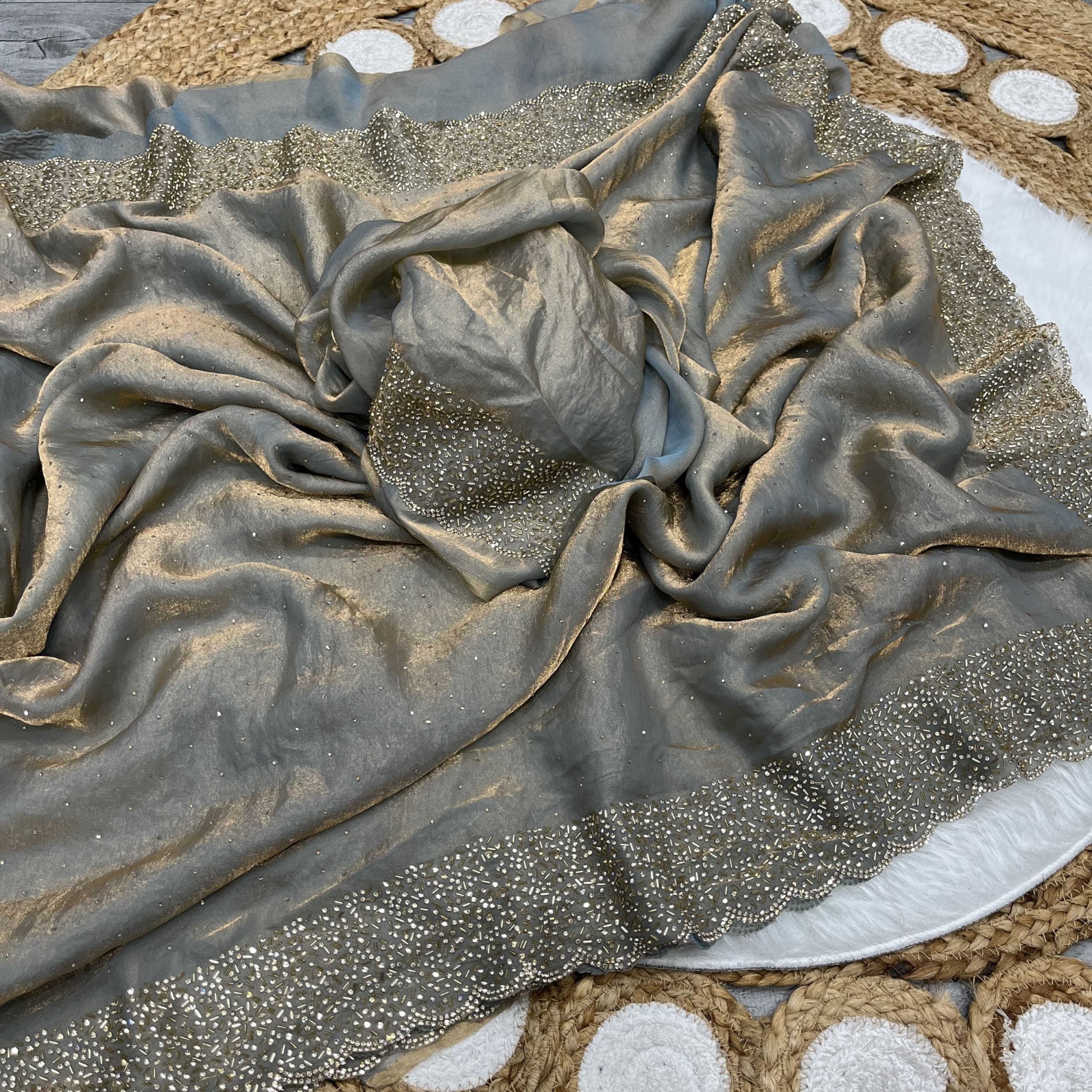 Space Silk Designer Saree