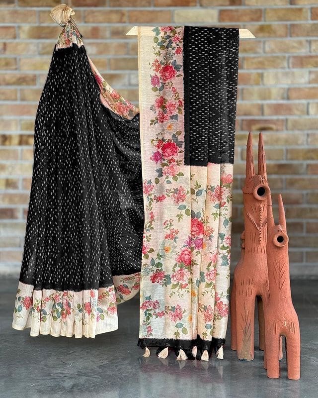 Bandini designer Tussar saree