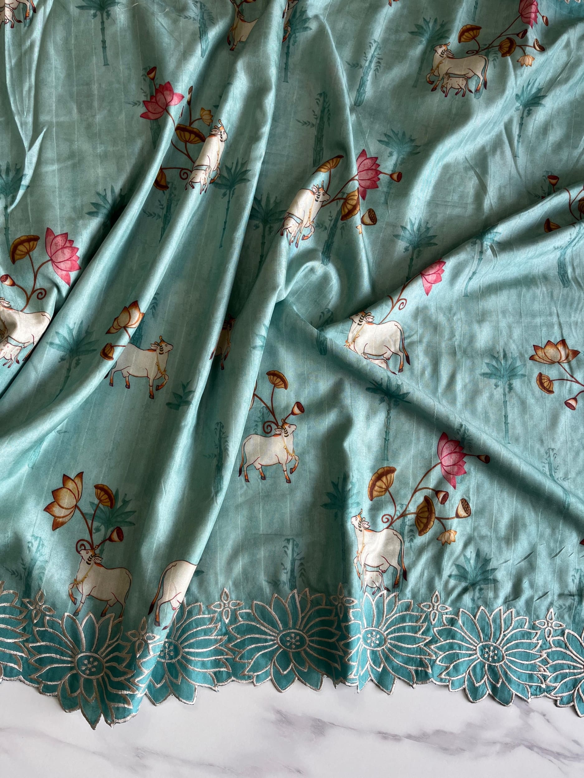 Pichwai Tussar Saree
