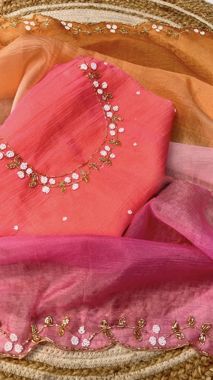 Triple Shaded Party Wear Sarees