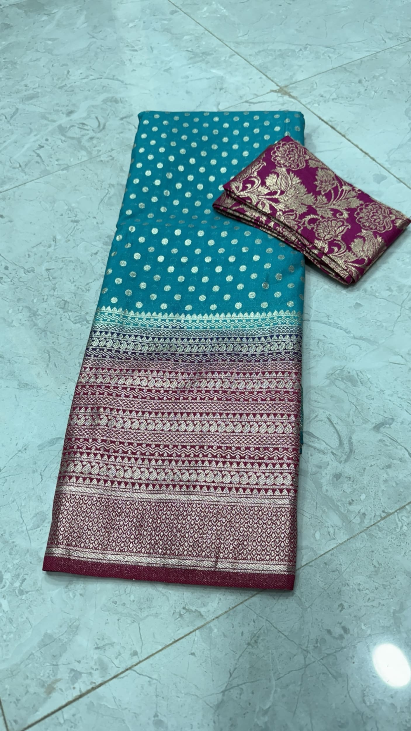 Viscose Banarasi saree