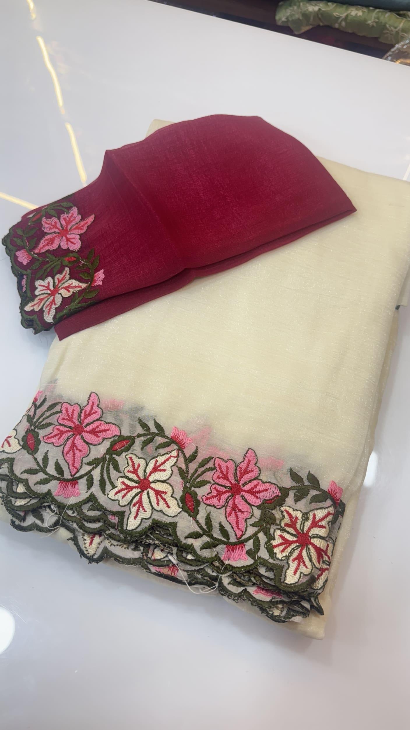 Tussar Crush Party wear saree