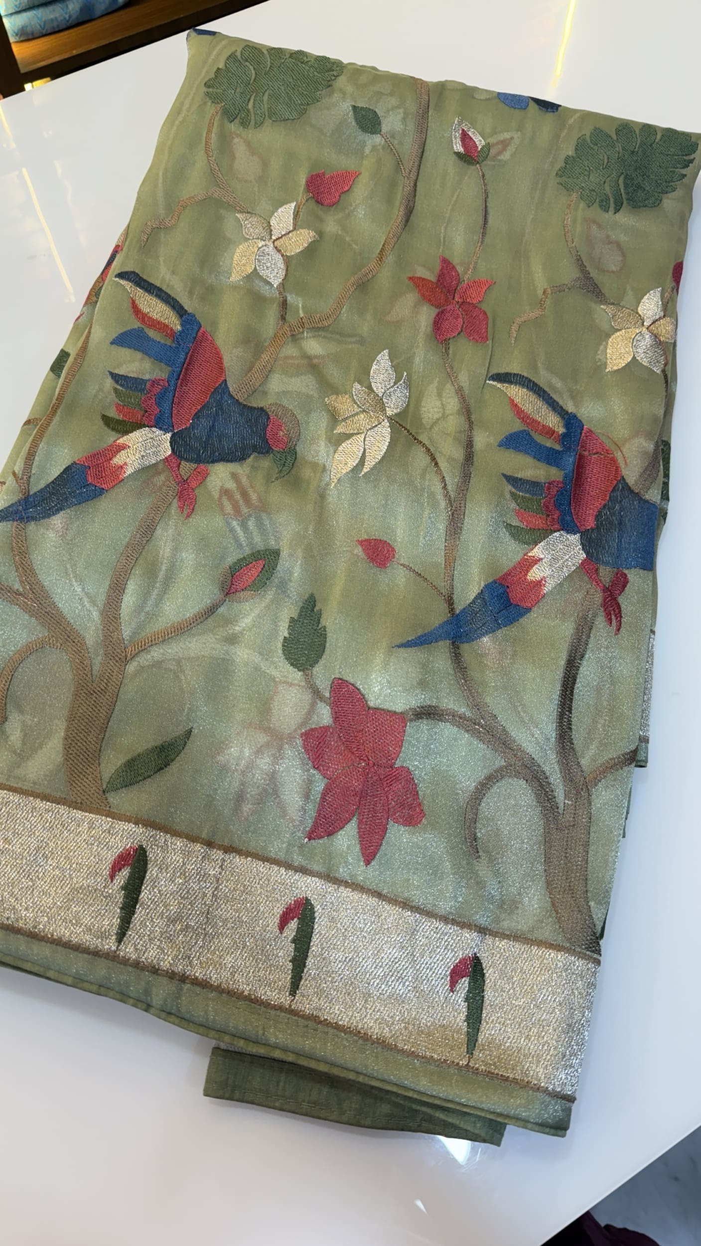 1gm tissue saree