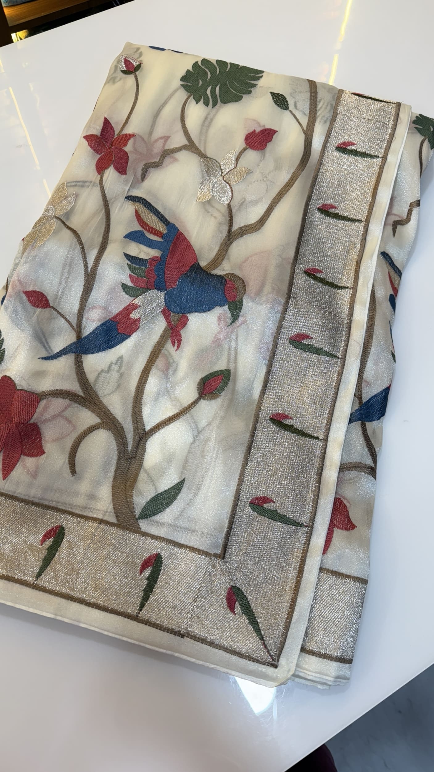 1gm tissue saree
