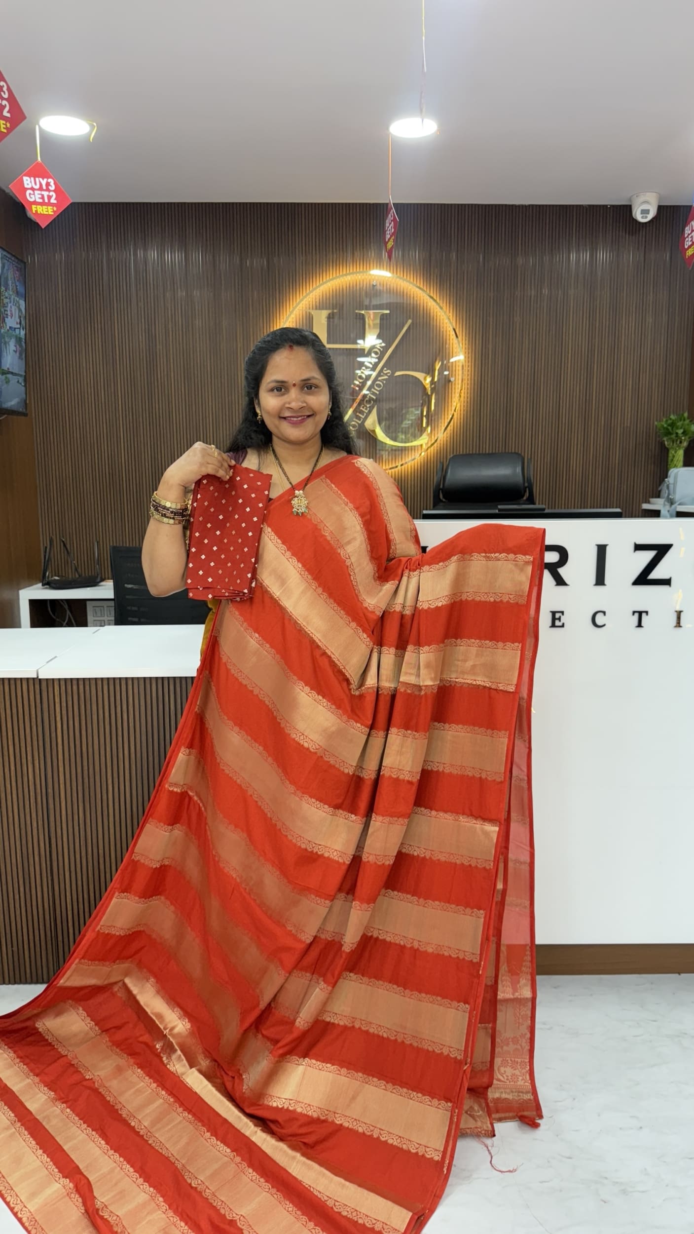 Banarasi Georgette Zari Stripes