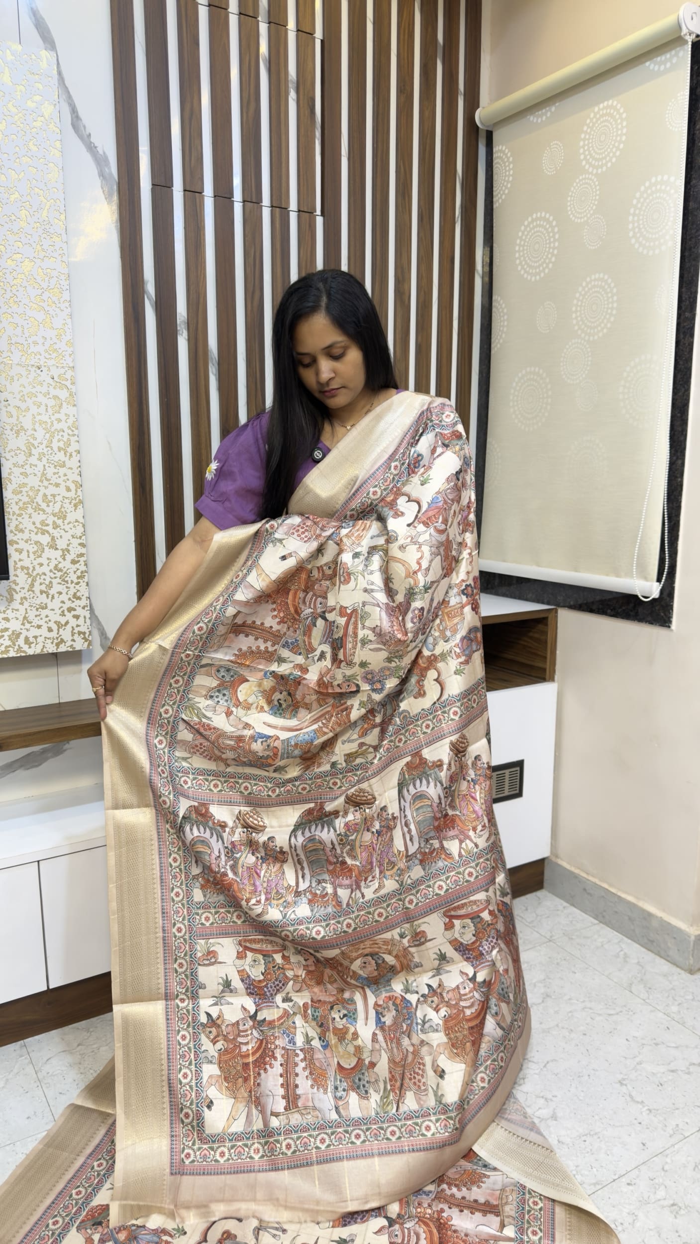 Navya Kalamkari Silk sarees