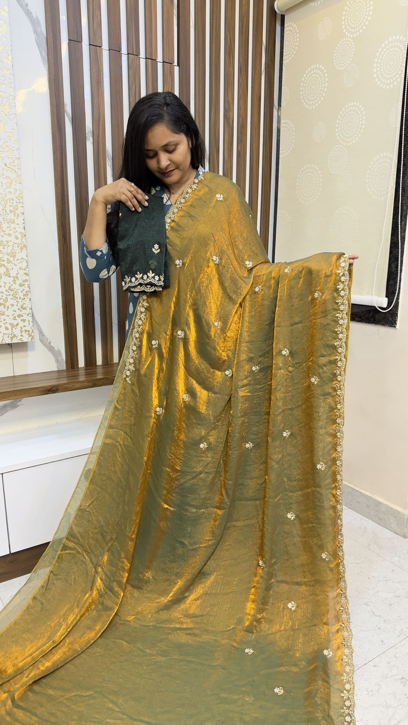 Shimmery Shine Party wear sarees