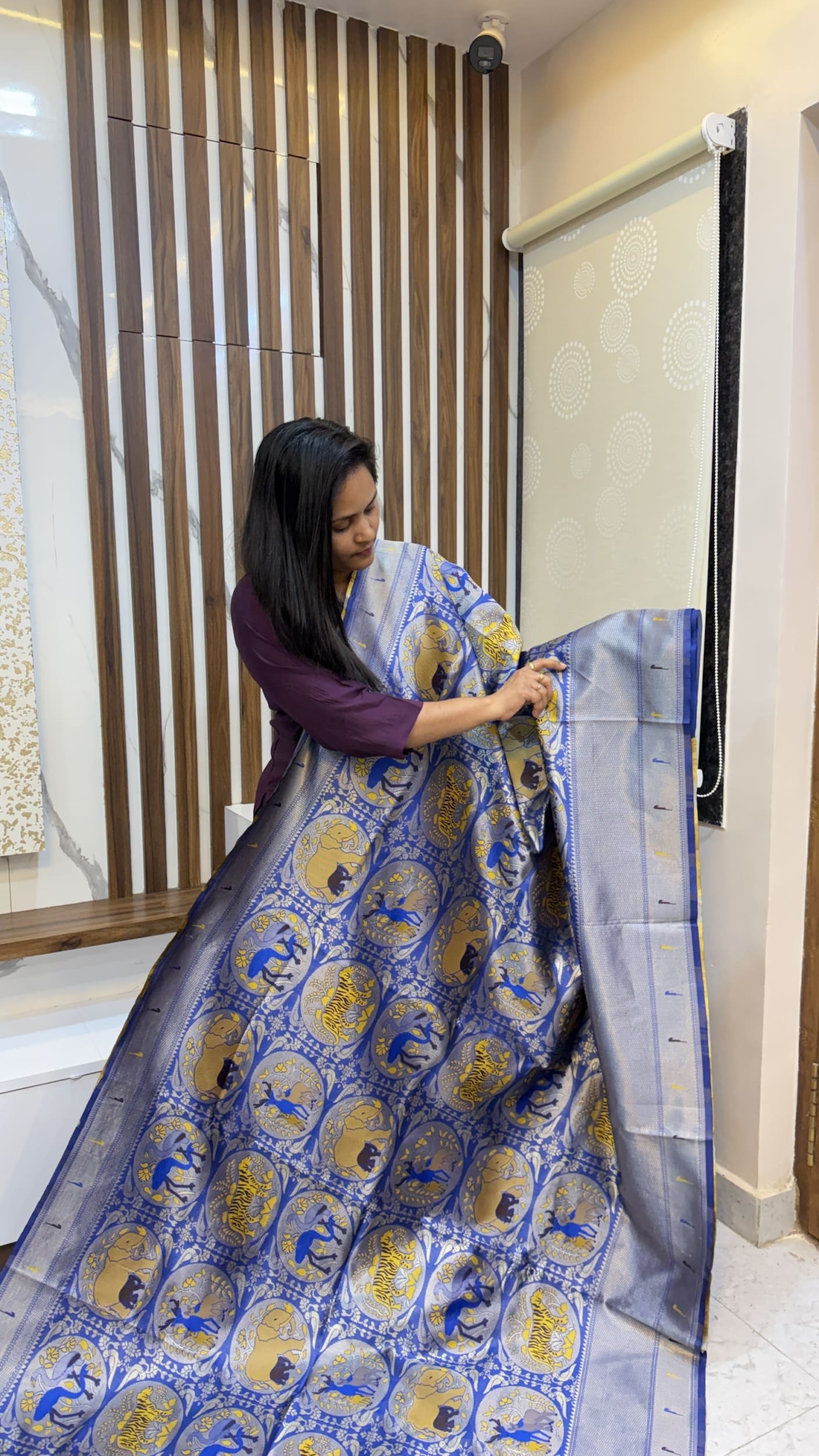 Kanjivaram Jungle theme Sarees