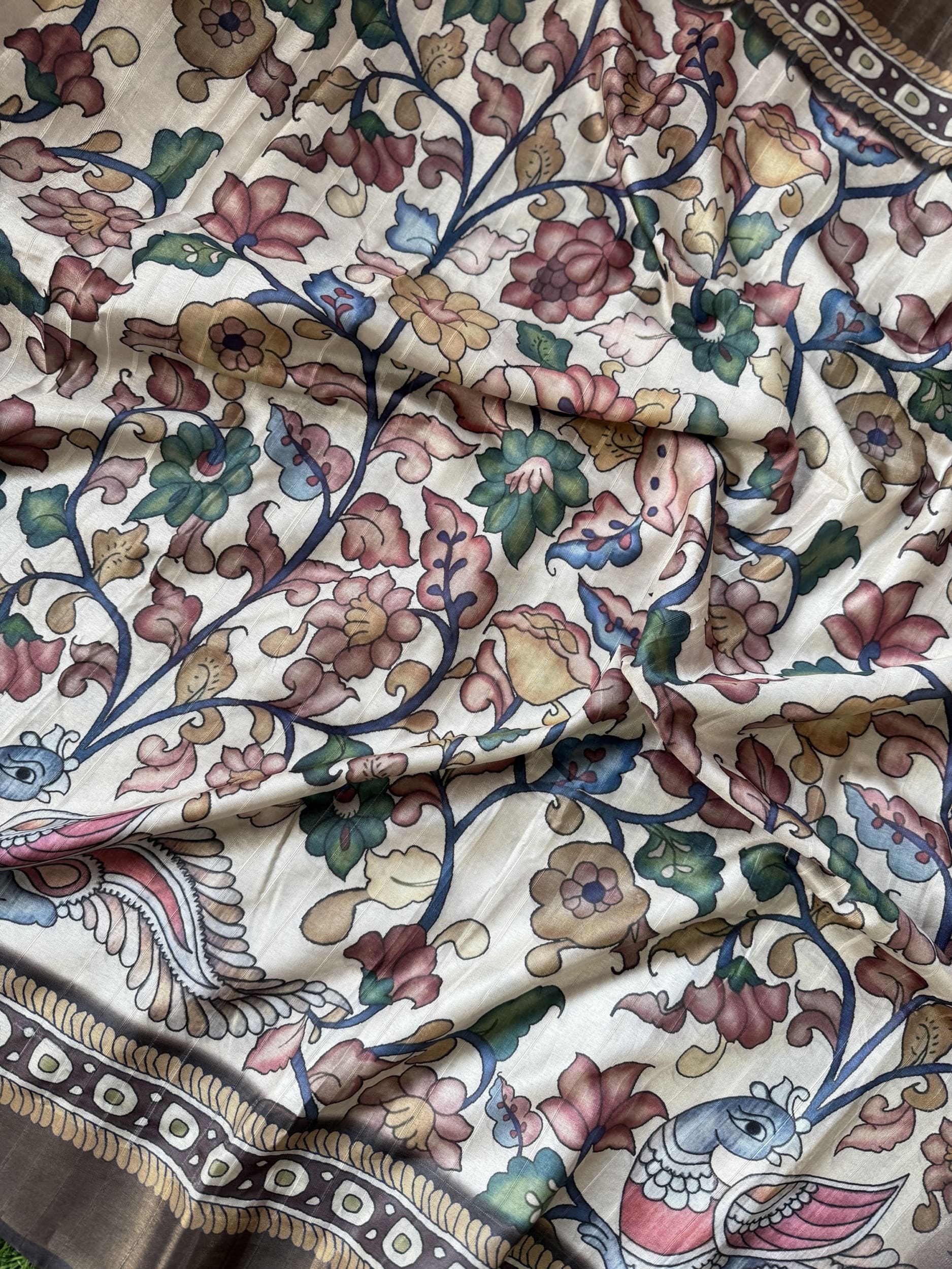 Tussar kalamkari